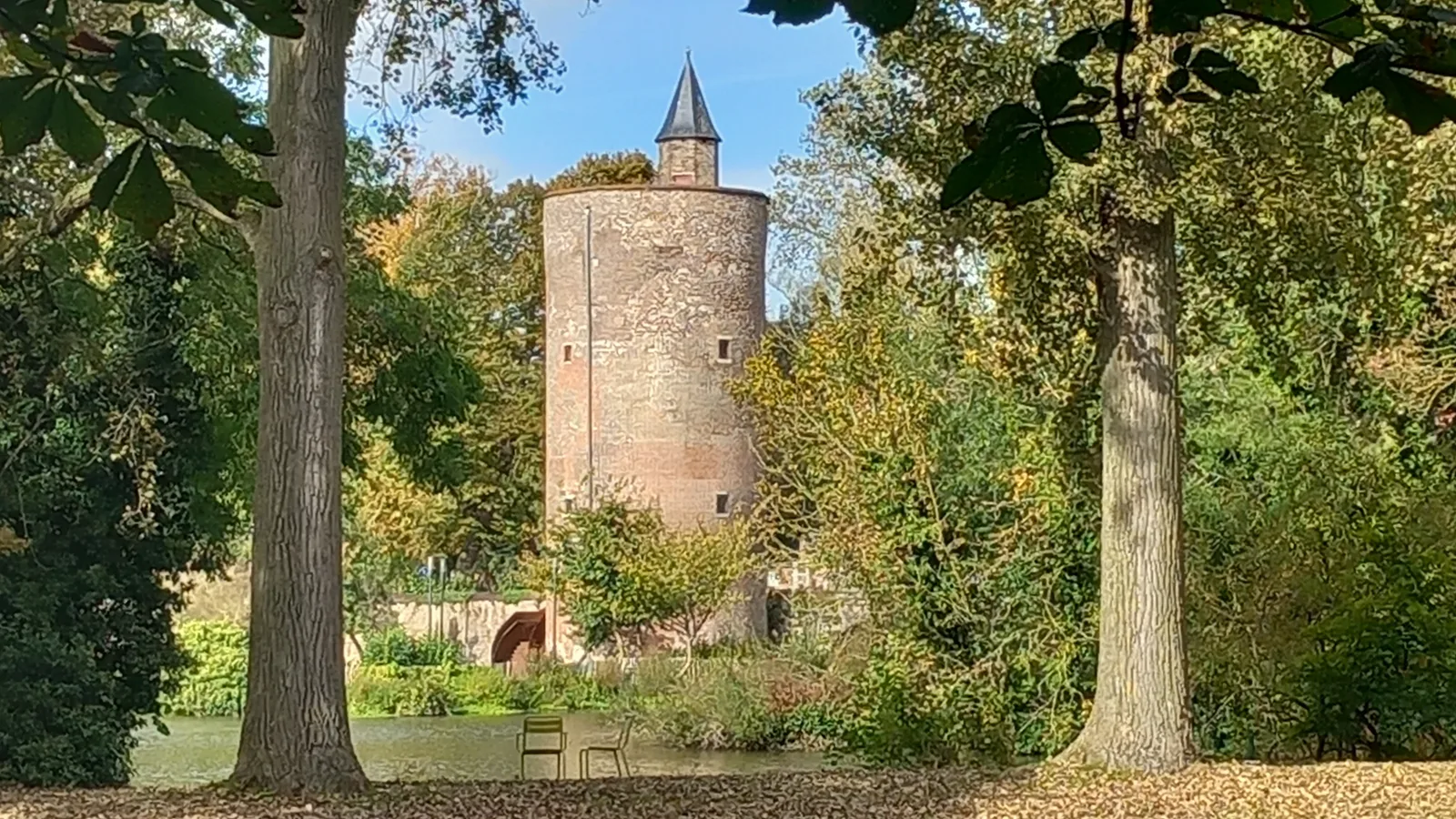 Interior at Gunpowder Tower (Poertoren) Brugge — travel photo
