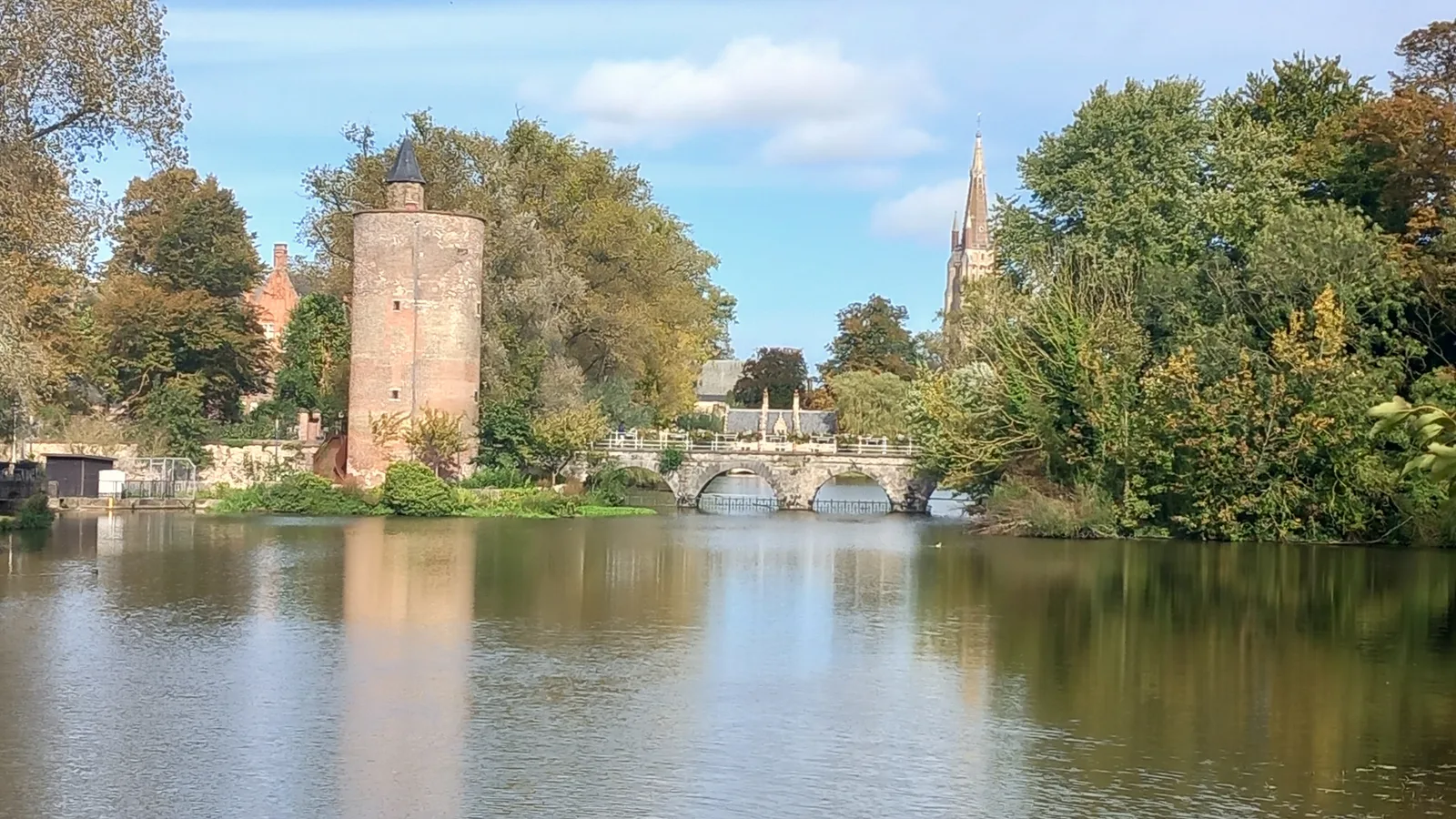 Details at Gunpowder Tower (Poertoren) Brugge — travel photo