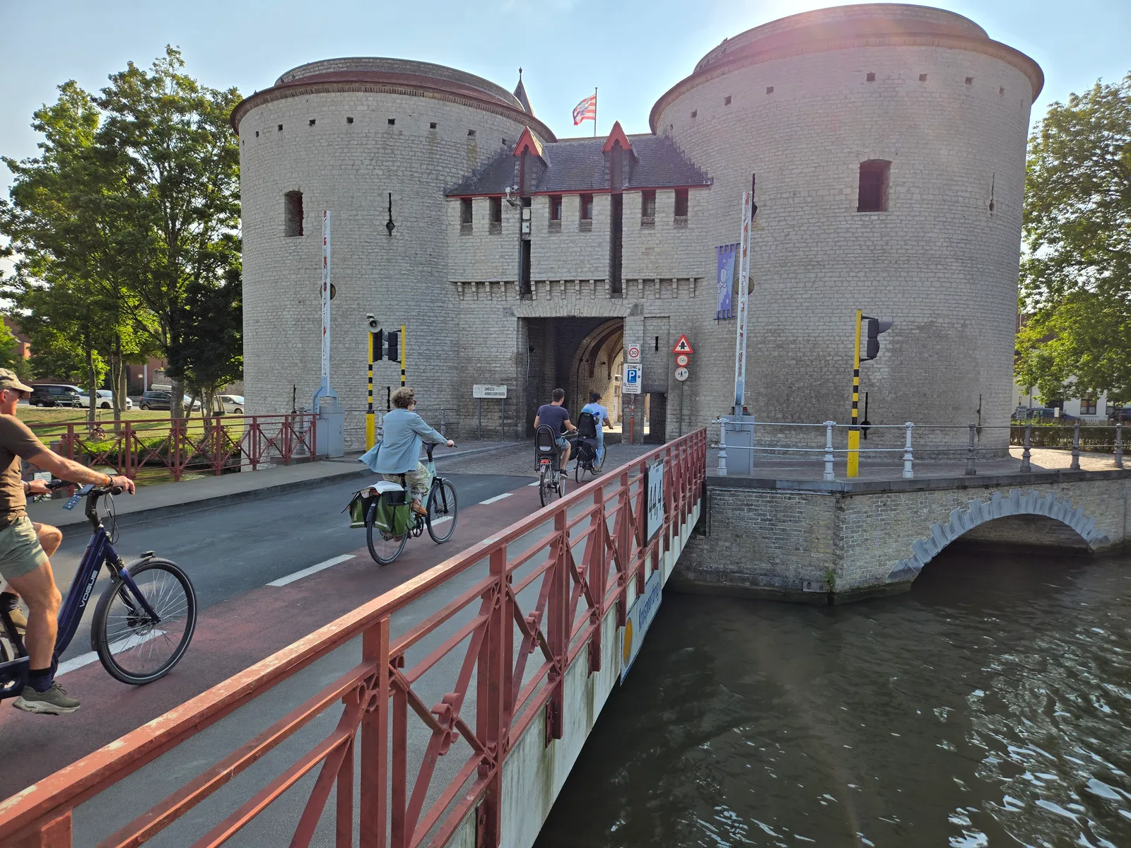 Atmosphere at Kruispoort gate Brugge — travel photo