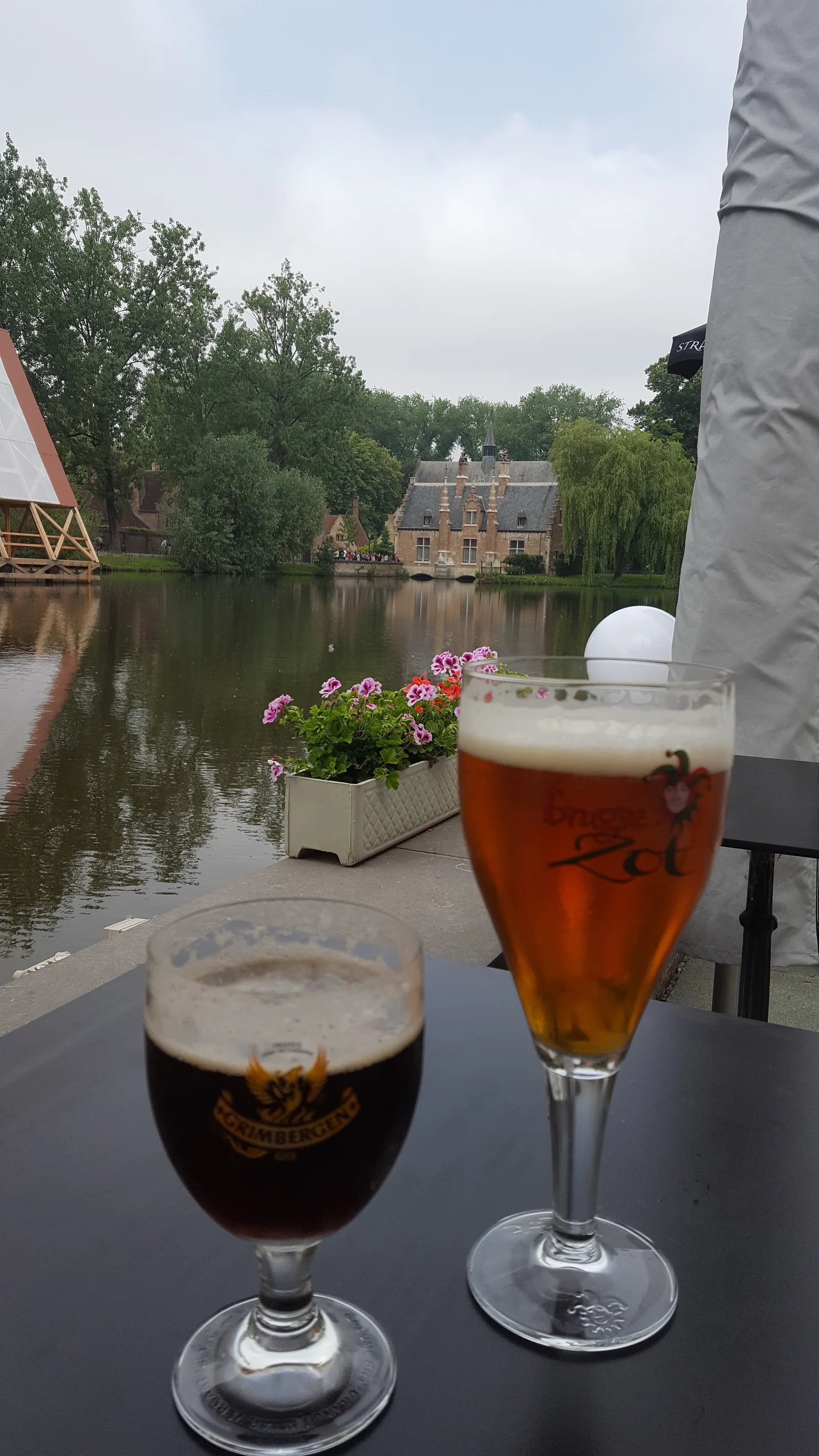 Details at Minnewater Park Brugge — travel photo