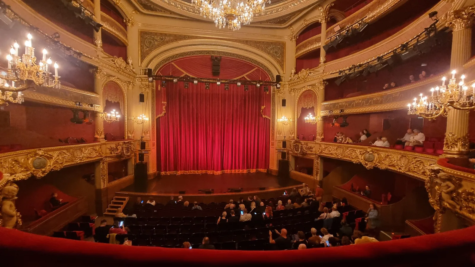 Interior at Municipal Theater Brugge — travel photo