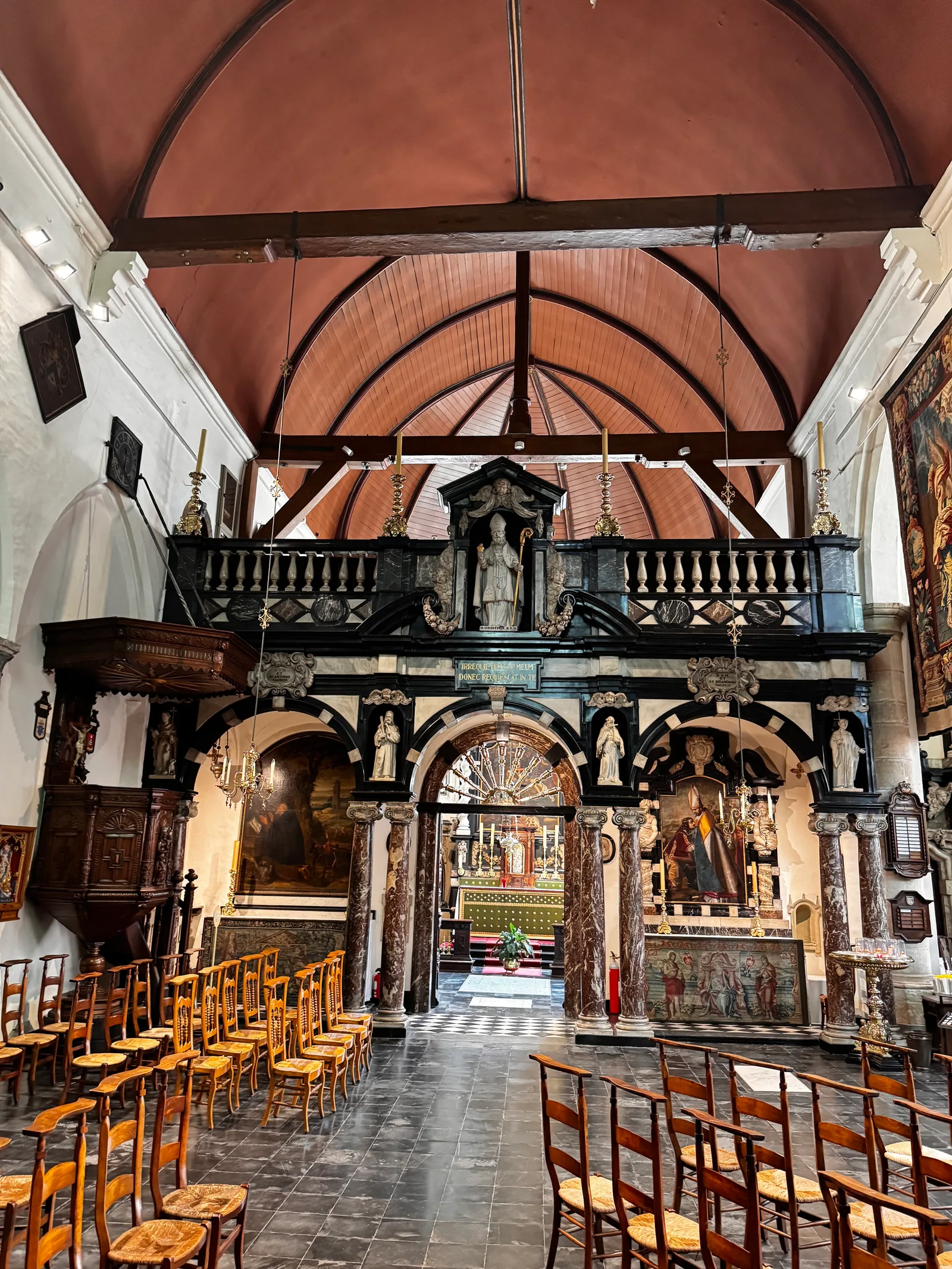 Interior at Our Lady of the Pottery Brugge — travel photo