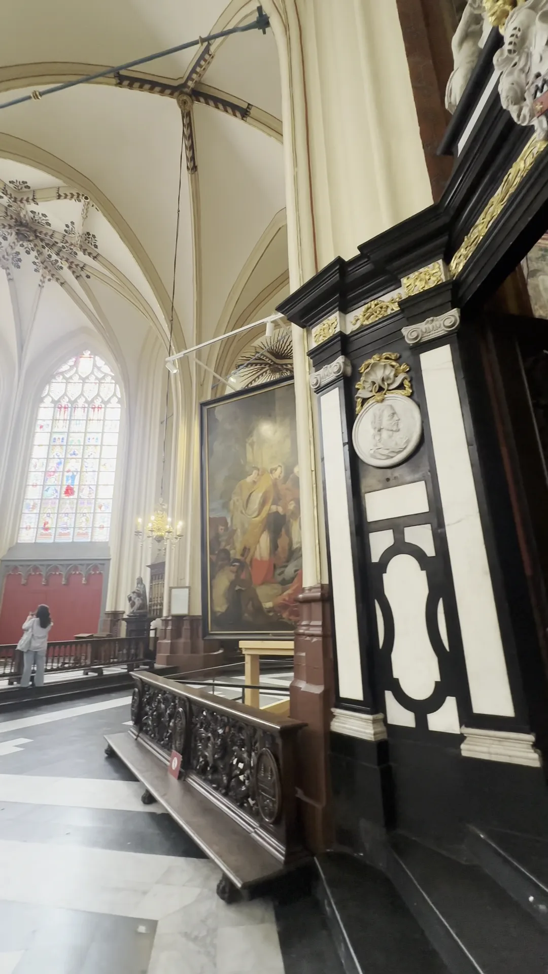 Interior at Sint-Salvatorskathedraal Brugge — travel photo