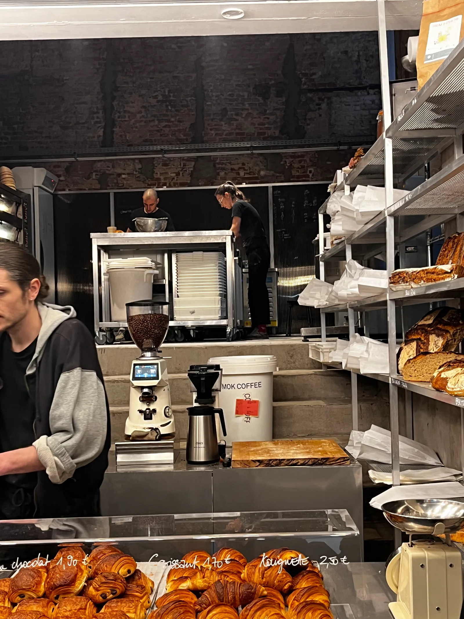 Details at Bakkerij Pinpin Brussels — travel photo