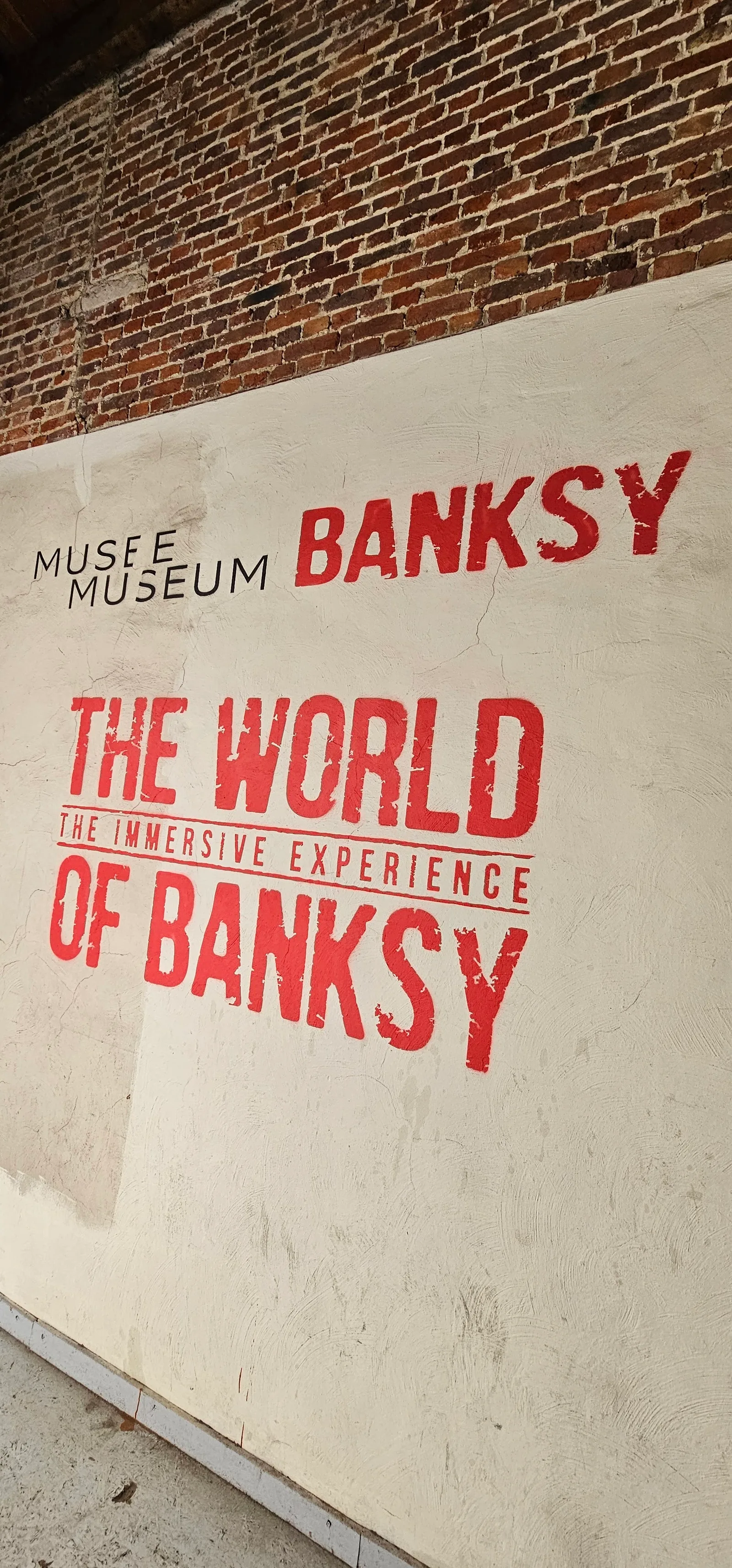 Interior at Banksy Museum - Bruxelles Brussels — travel photo