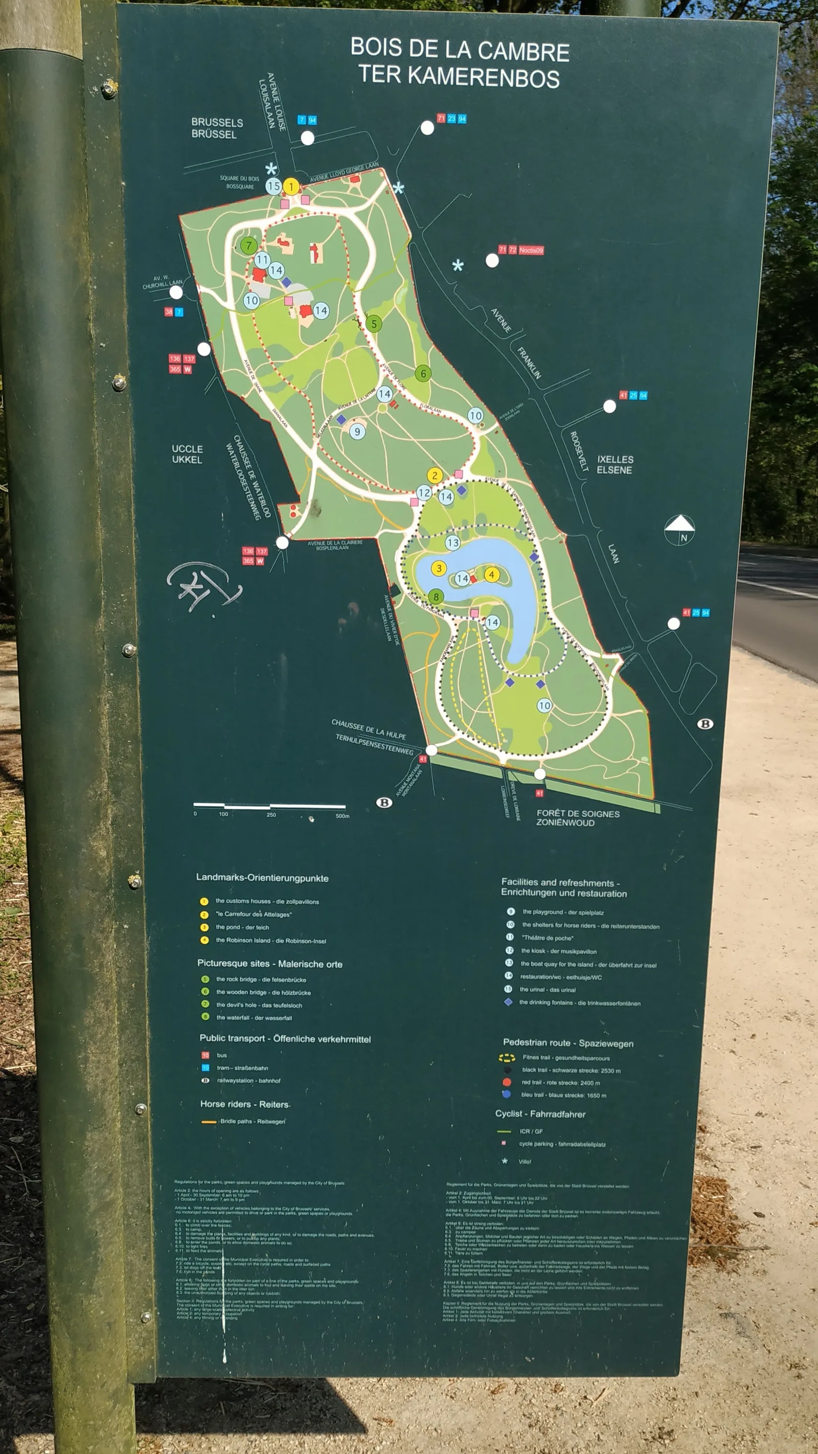 Interior at Cambre Woods Brussels — travel photo