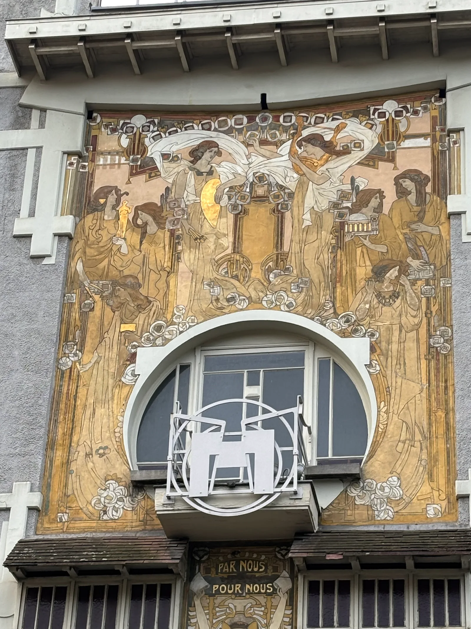 Details at Cauchie House Brussels — travel photo