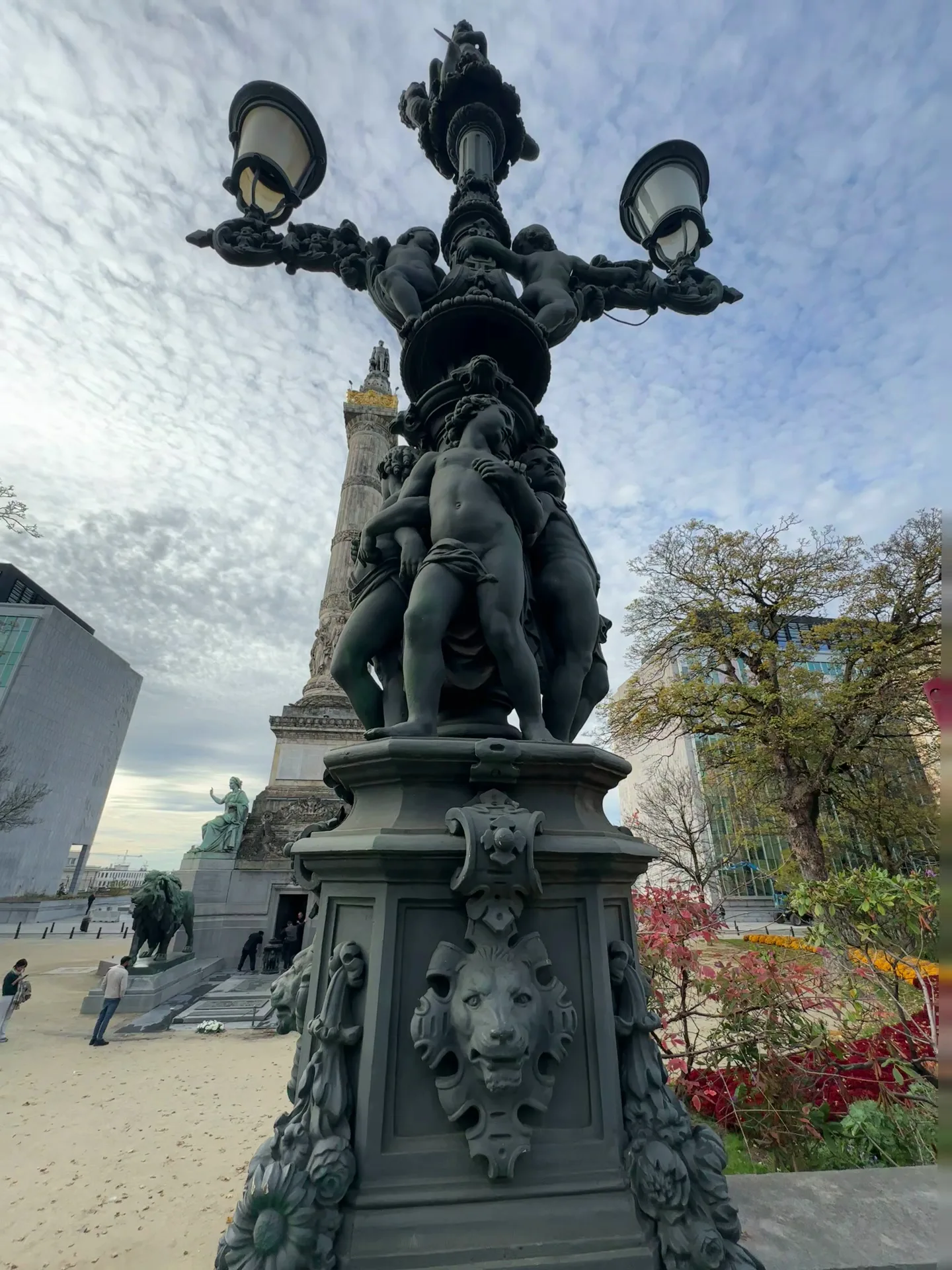 Details at Congress Column Brussels — travel photo