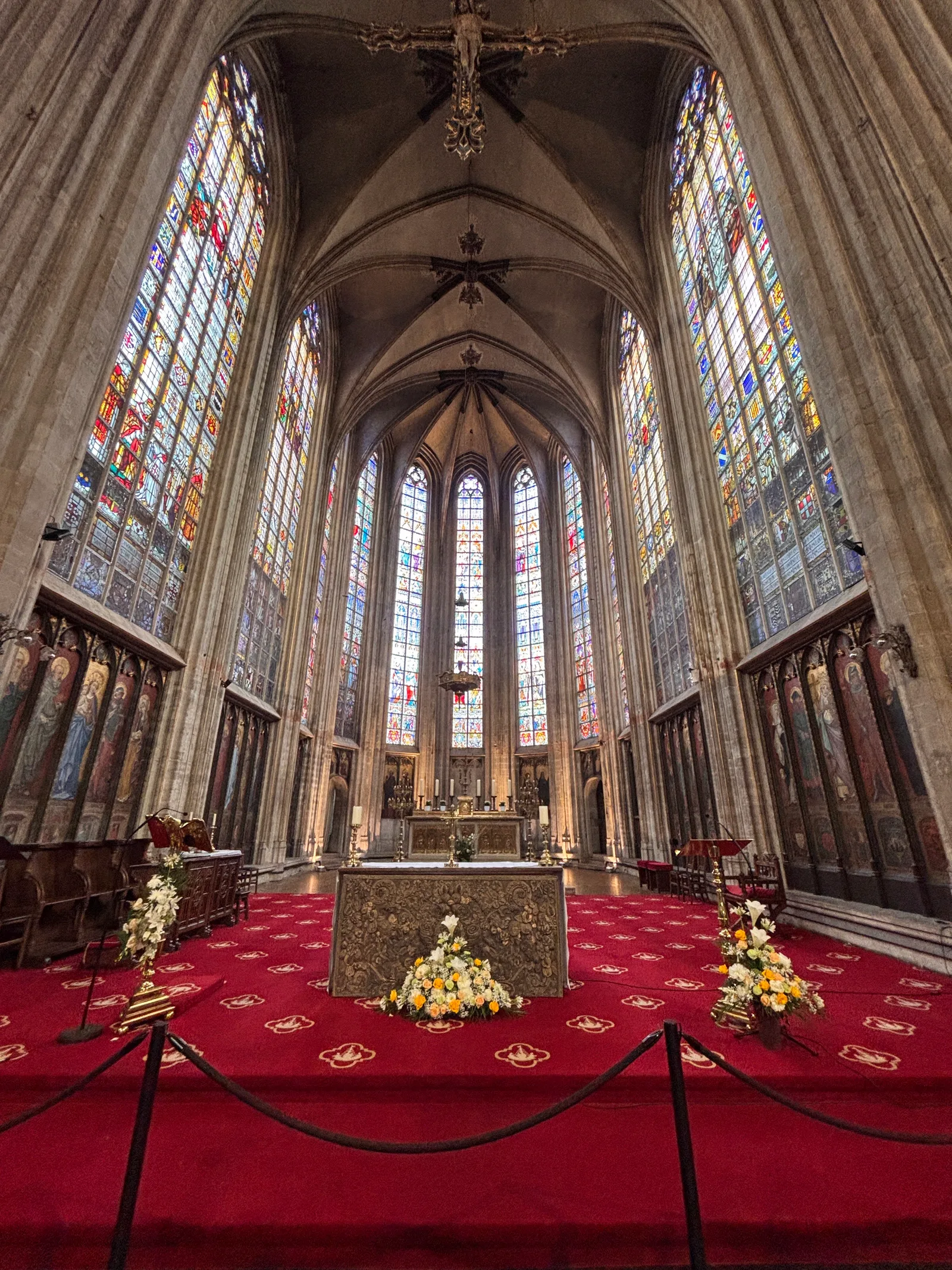 Details at Église Notre-Dame des Victoires au Sablon Brussels — travel photo