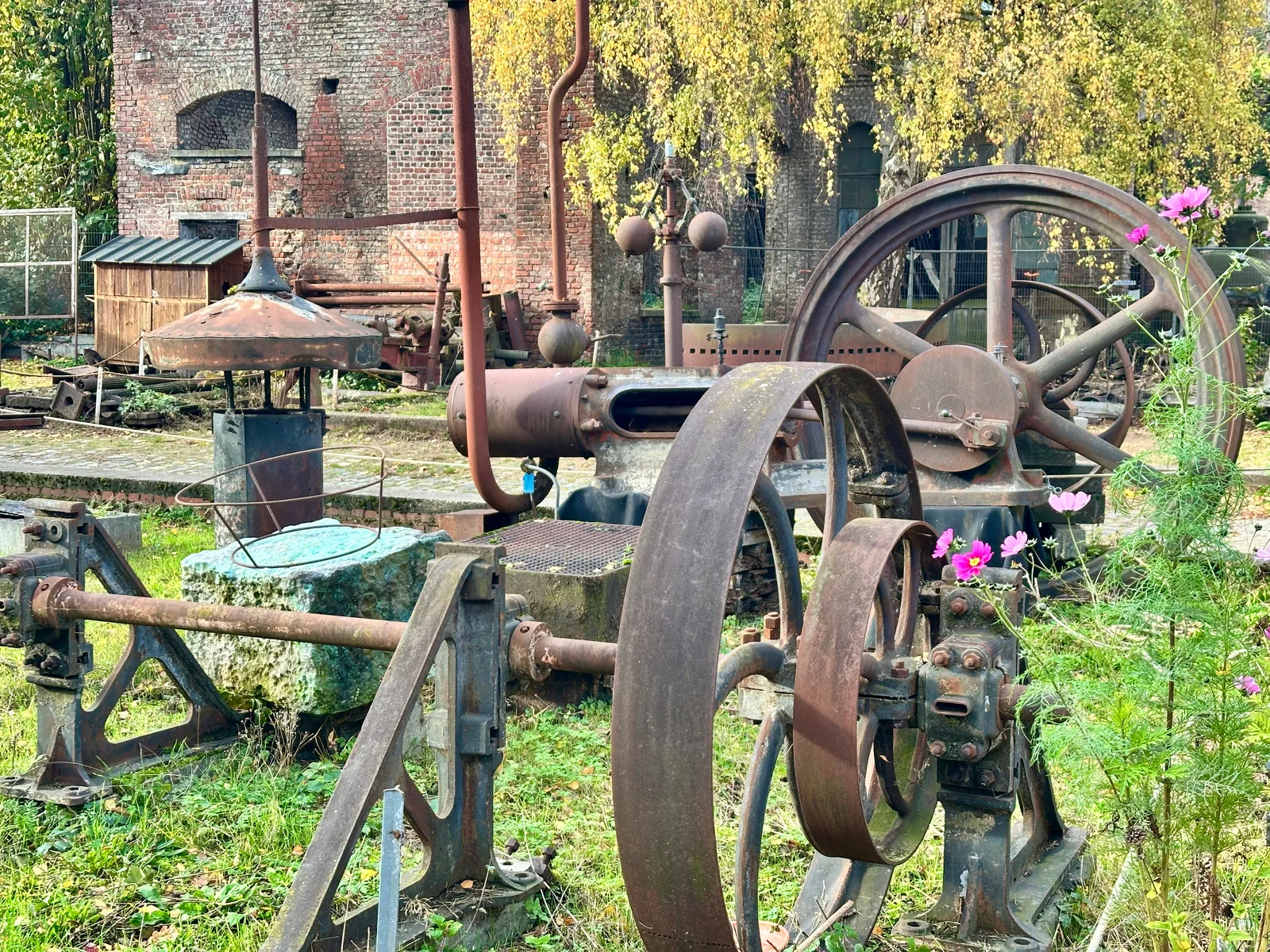 Details at La Fonderie, Brussels Museum of Industry and Labour Brussels — travel photo