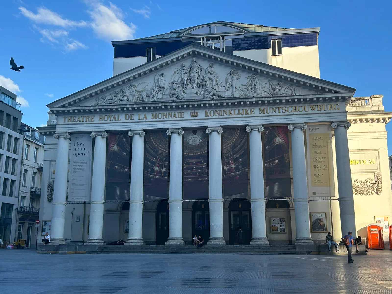Main view at La Monnaie - De Munt Brussels — travel photo
