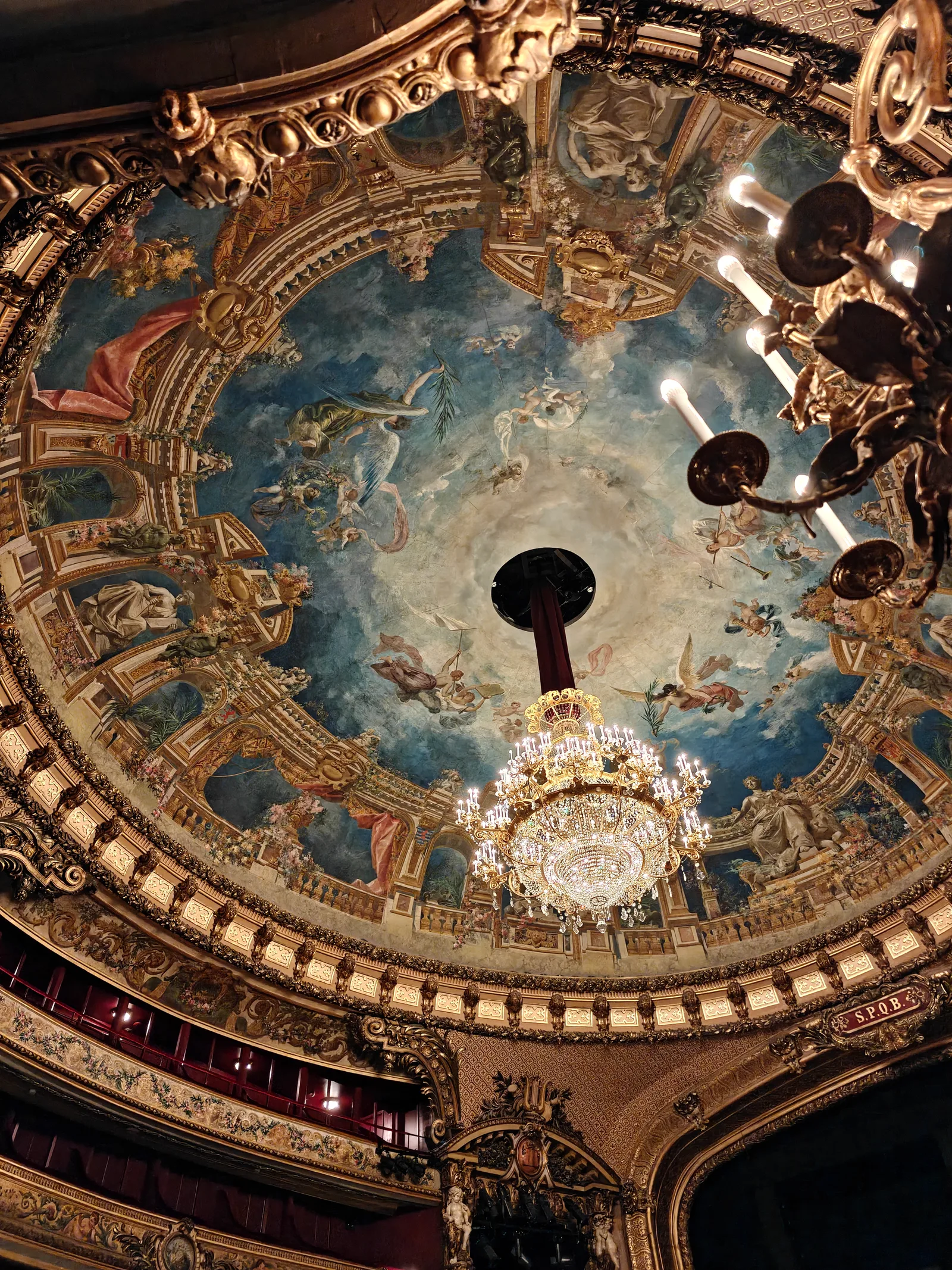 Interior at La Monnaie - De Munt Brussels — travel photo