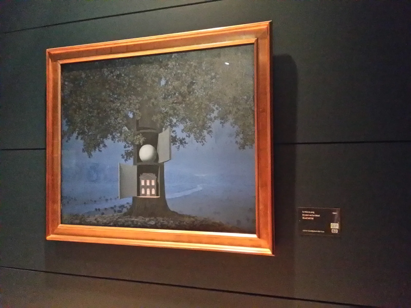 Interior at Magritte Museum Brussels — travel photo