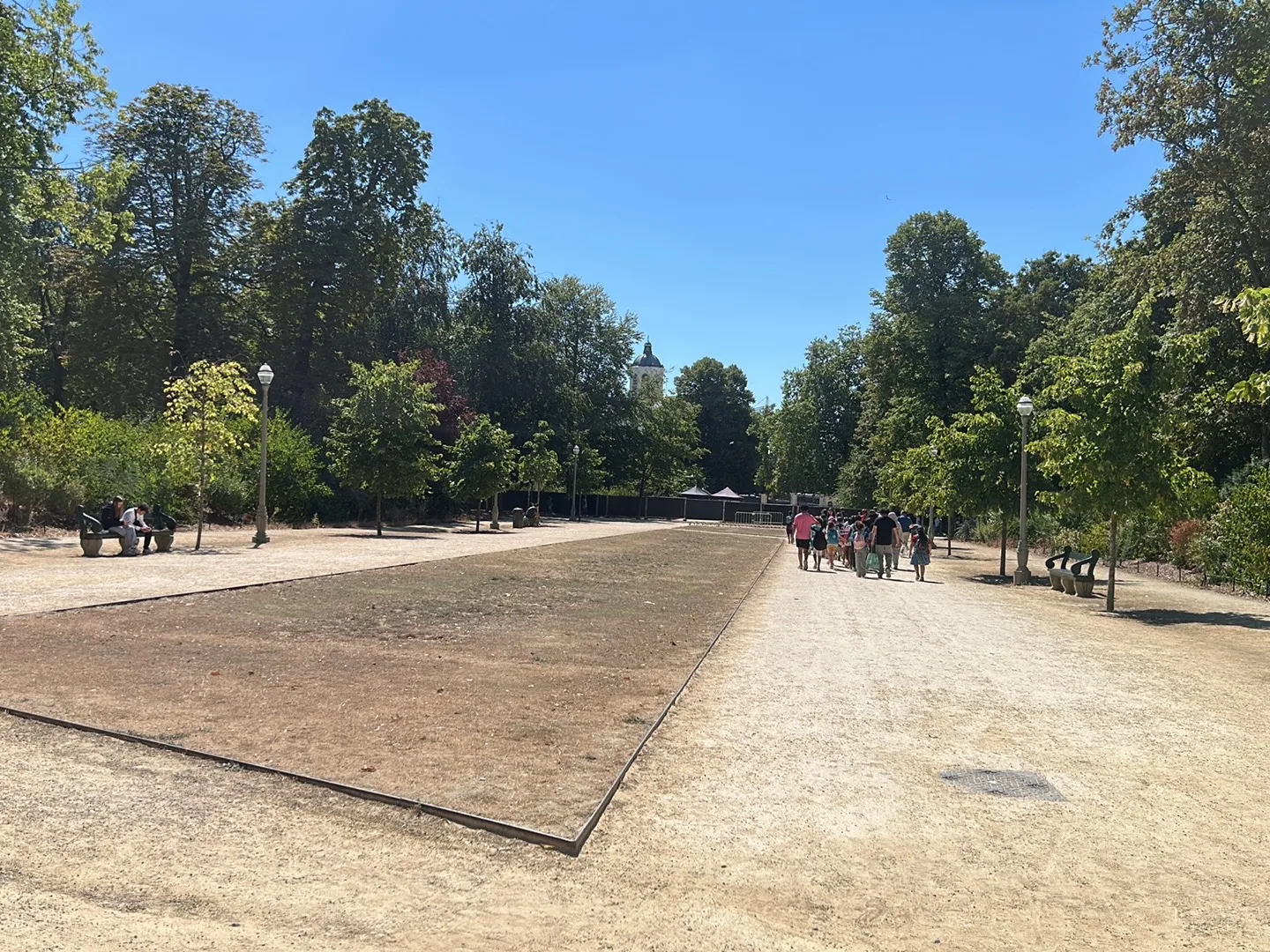Main view at Parc de Bruxelles Brussels — travel photo