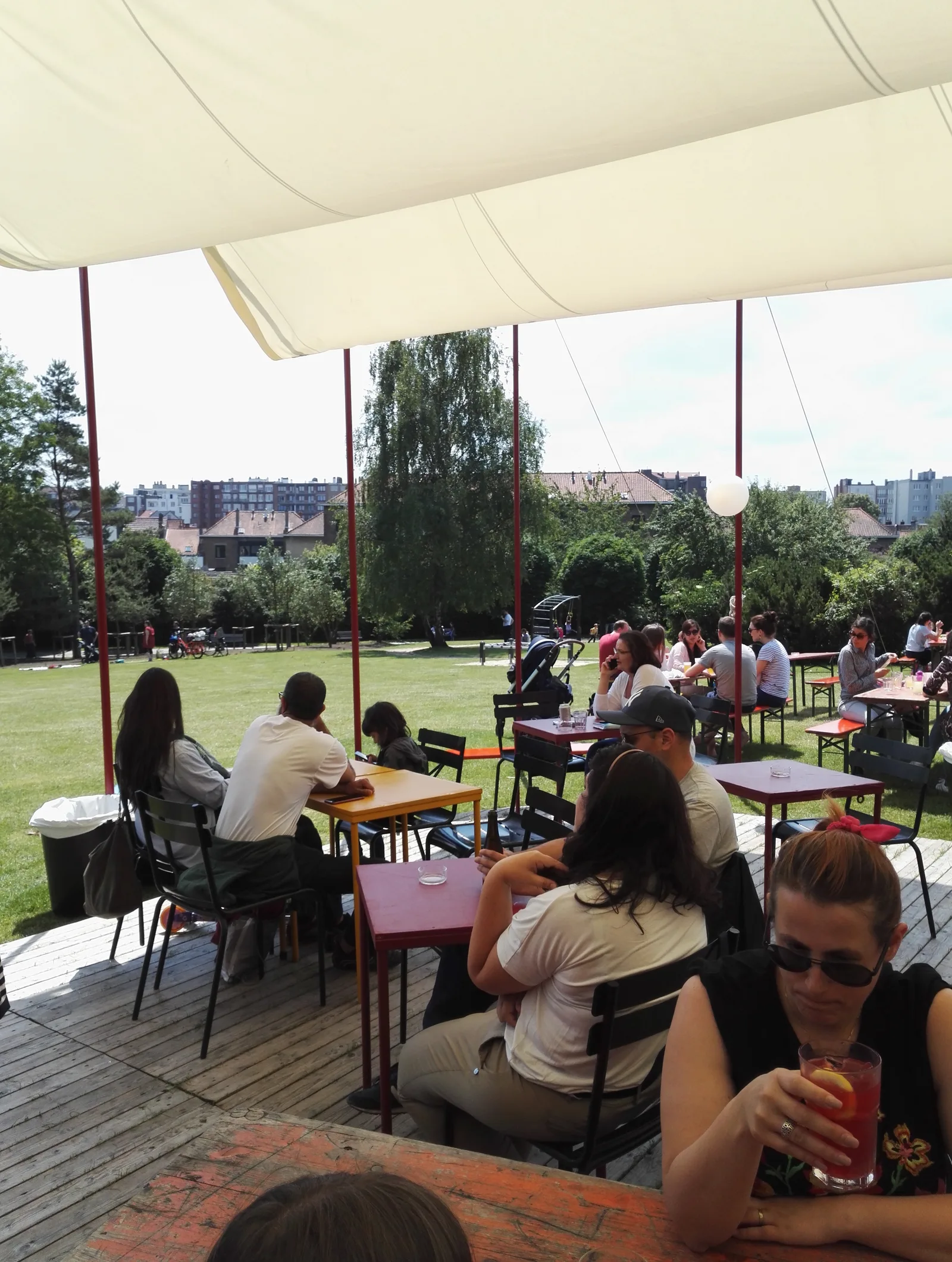 Atmosphere at Parc Georges Henri Brussels — travel photo