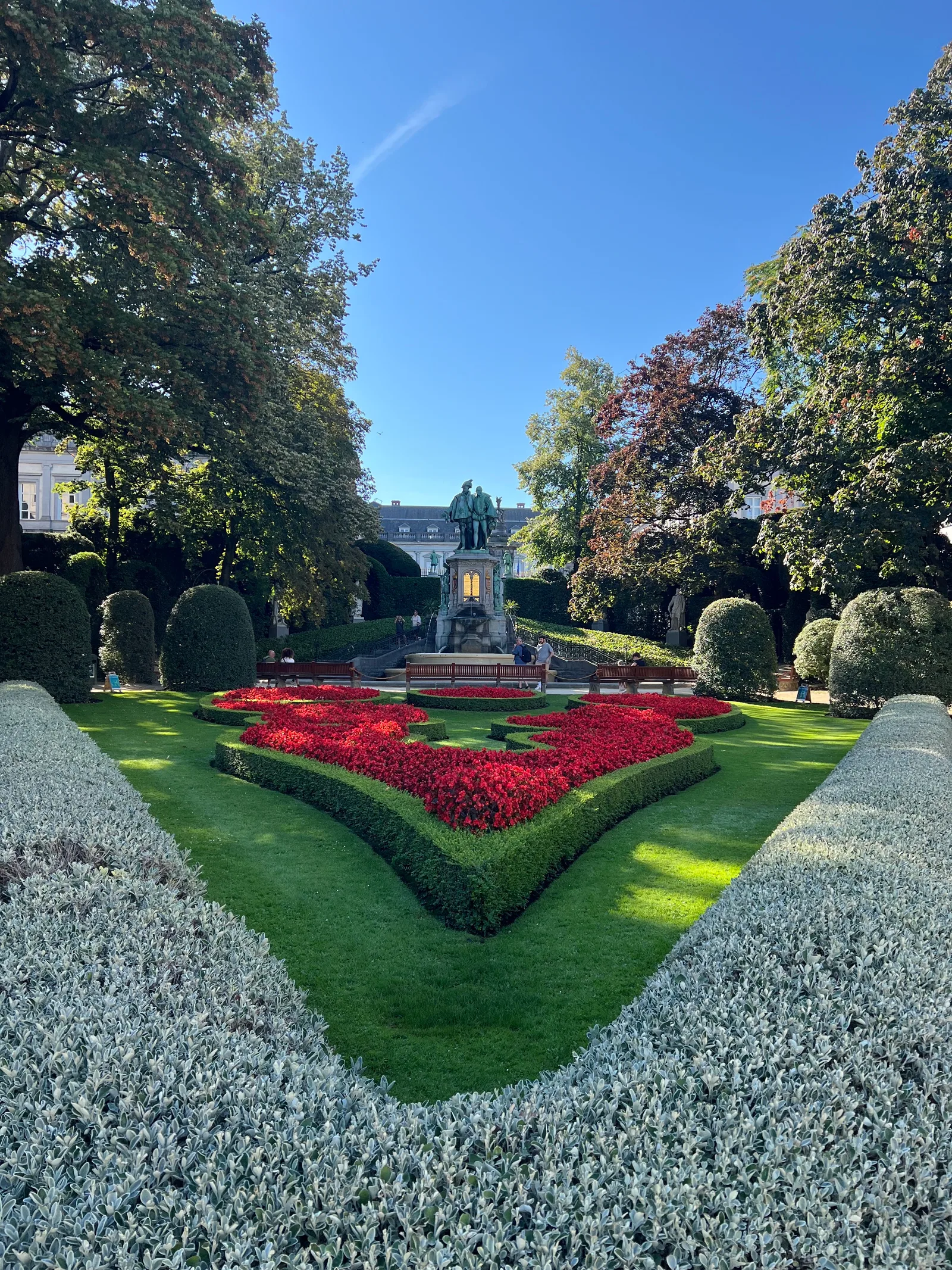 Main view at Square du Petit Sablon Brussels — travel photo