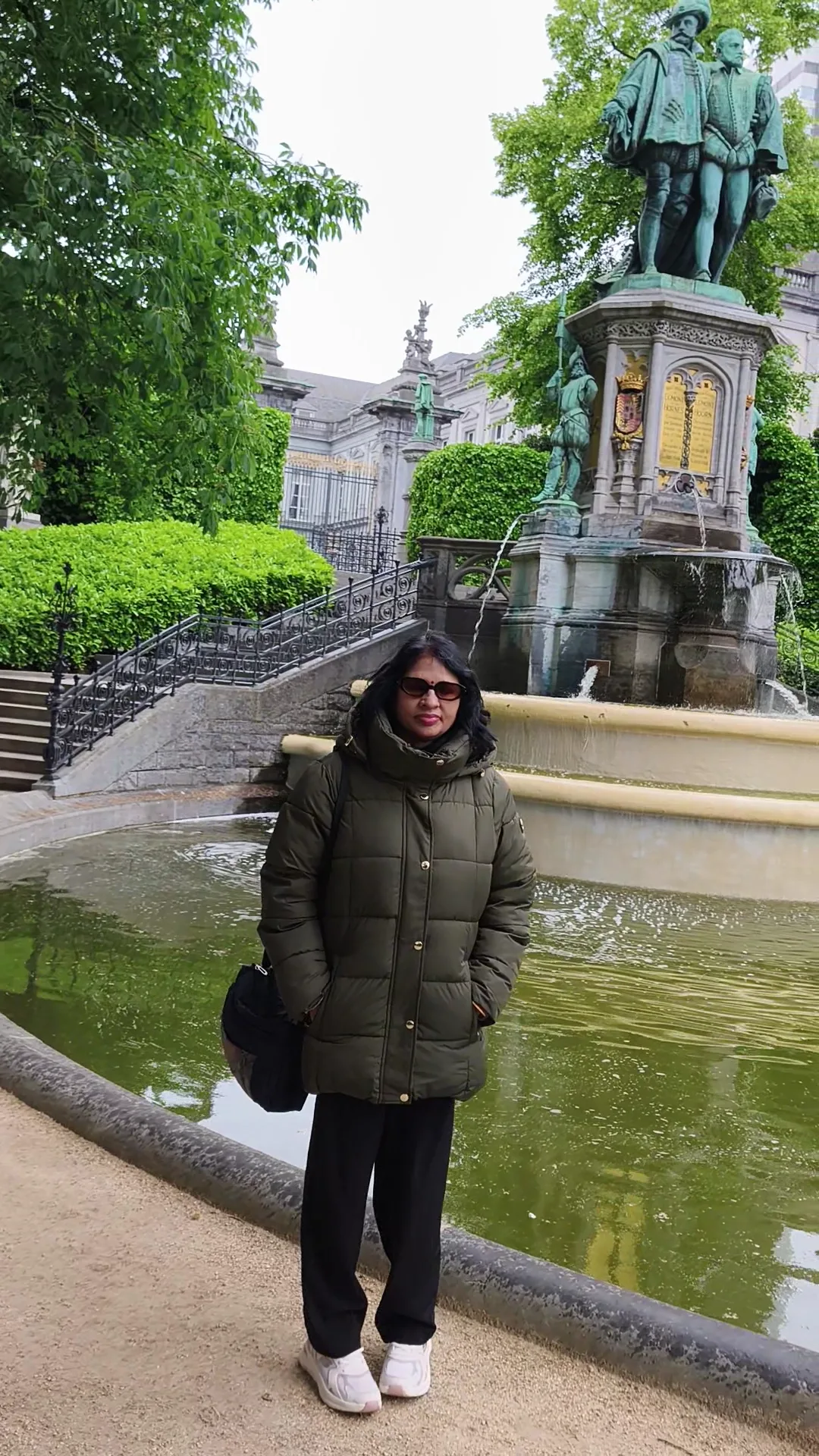 Details at Square du Petit Sablon Brussels — travel photo