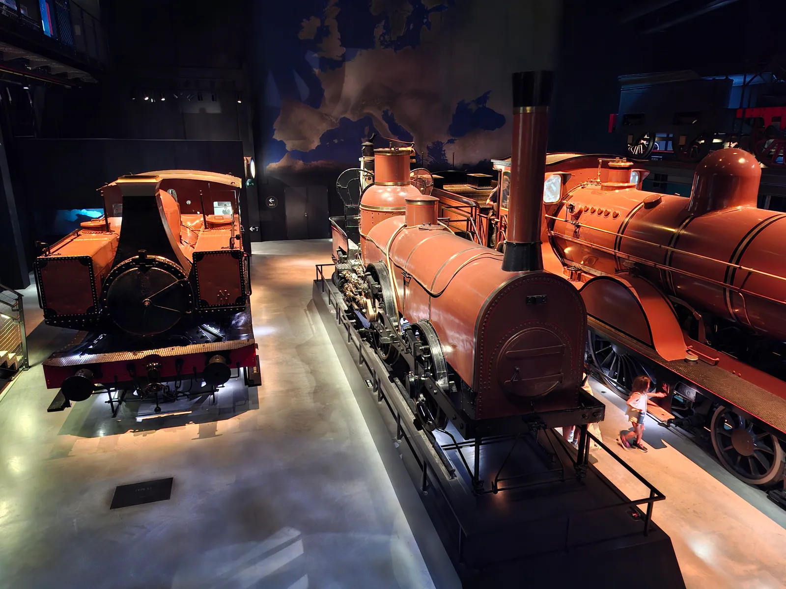 Atmosphere at Train World Brussels — travel photo