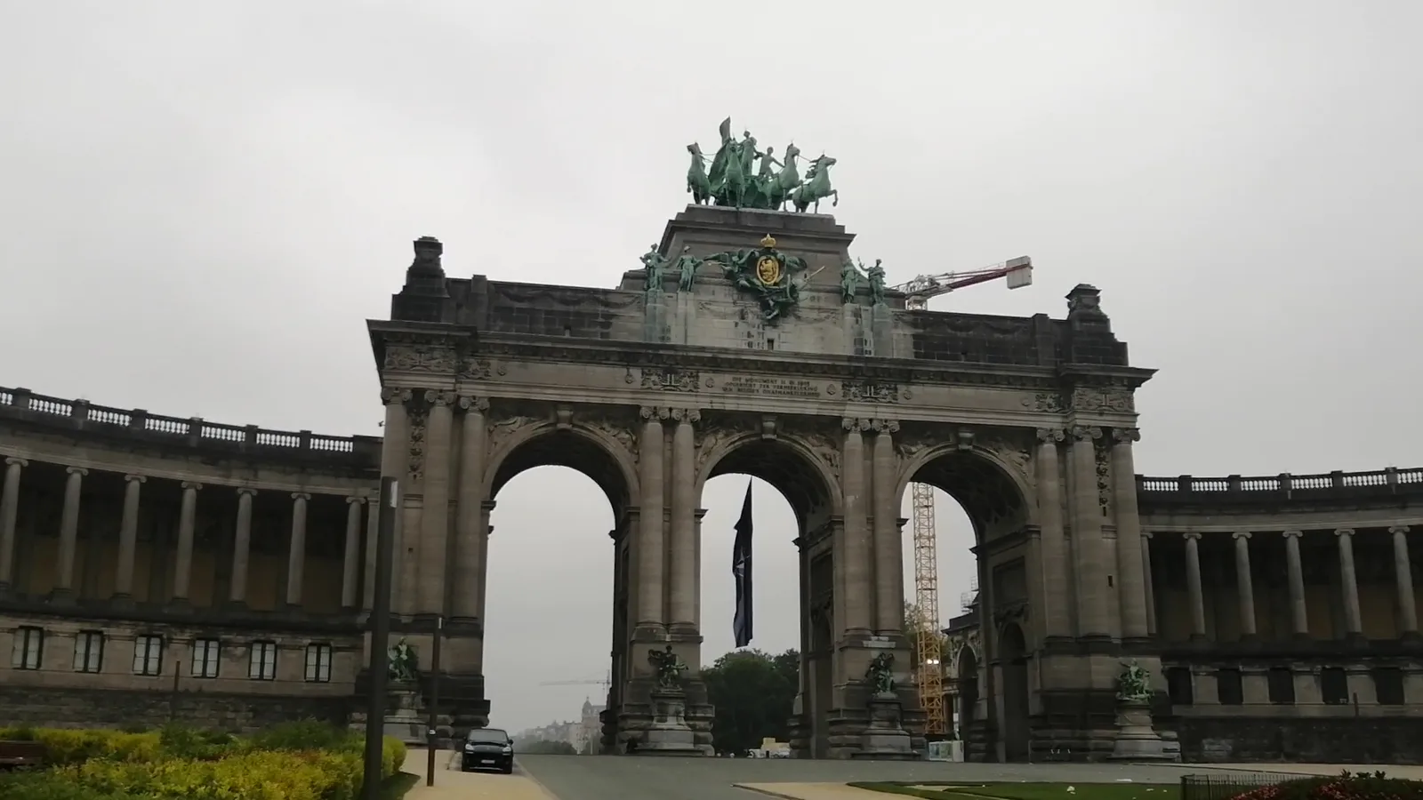 Interior at Triumphal Arch Brussels — travel photo