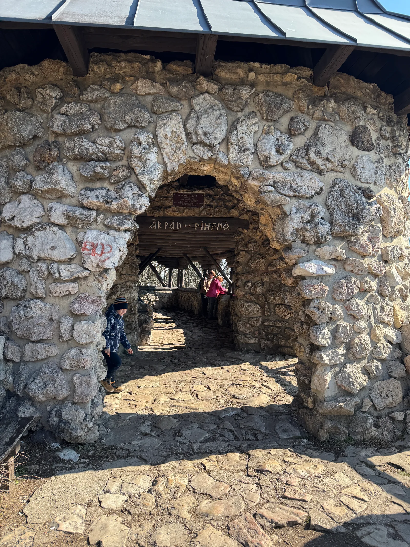 Interior at Árpád lookout Budapest — travel photo