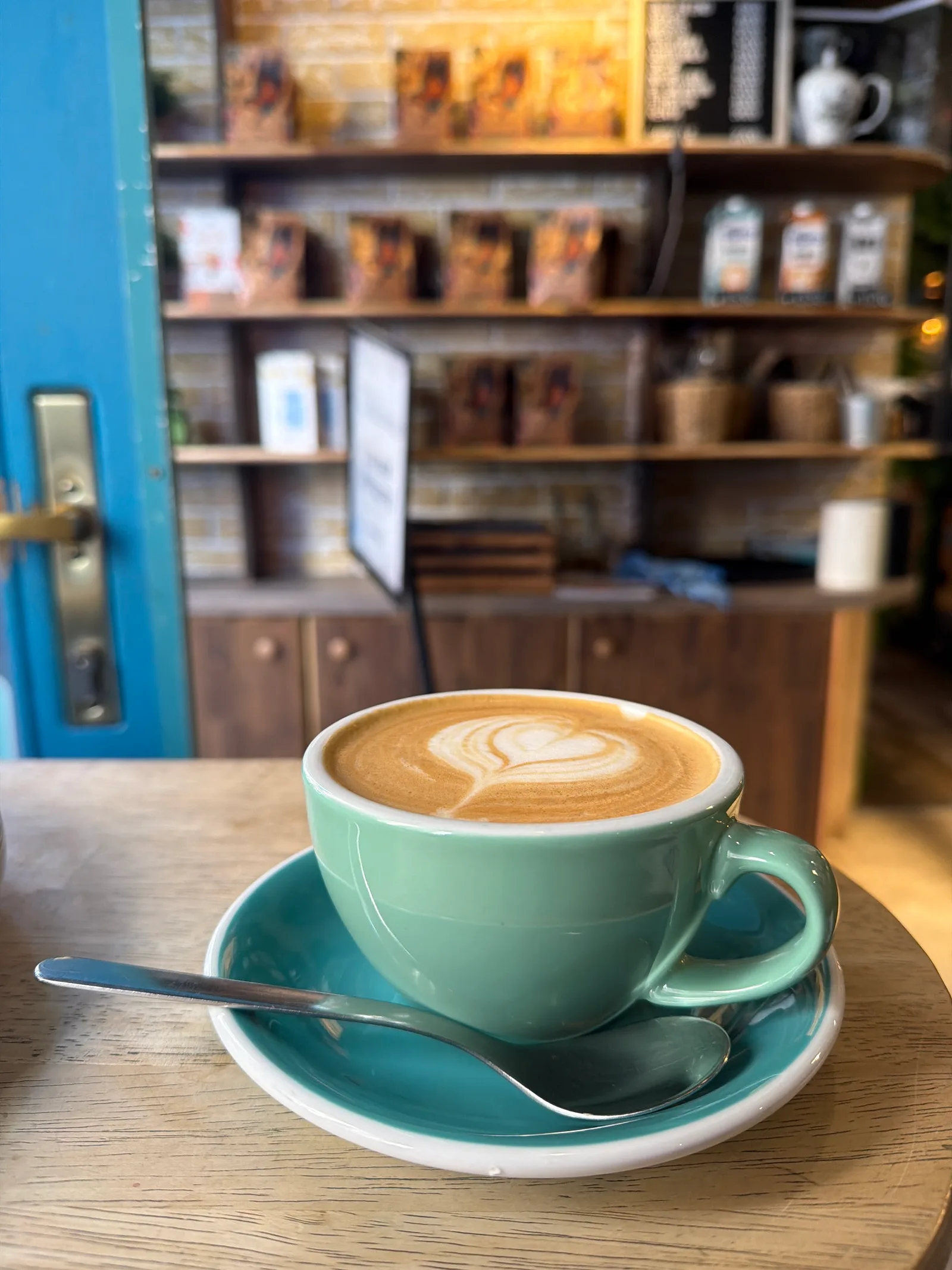 Atmosphere at Blue Bird Roastery Budapest — travel photo