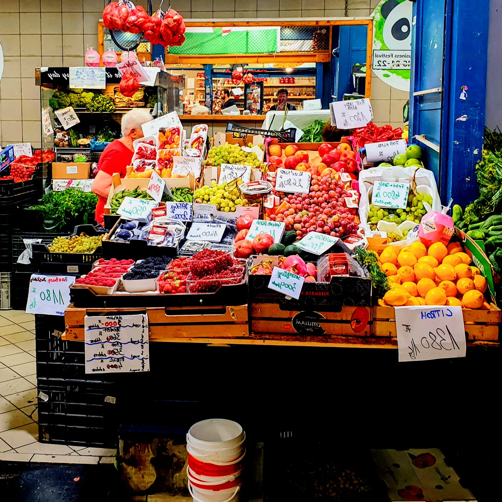 Main view at Central Market Hall Budapest — travel photo