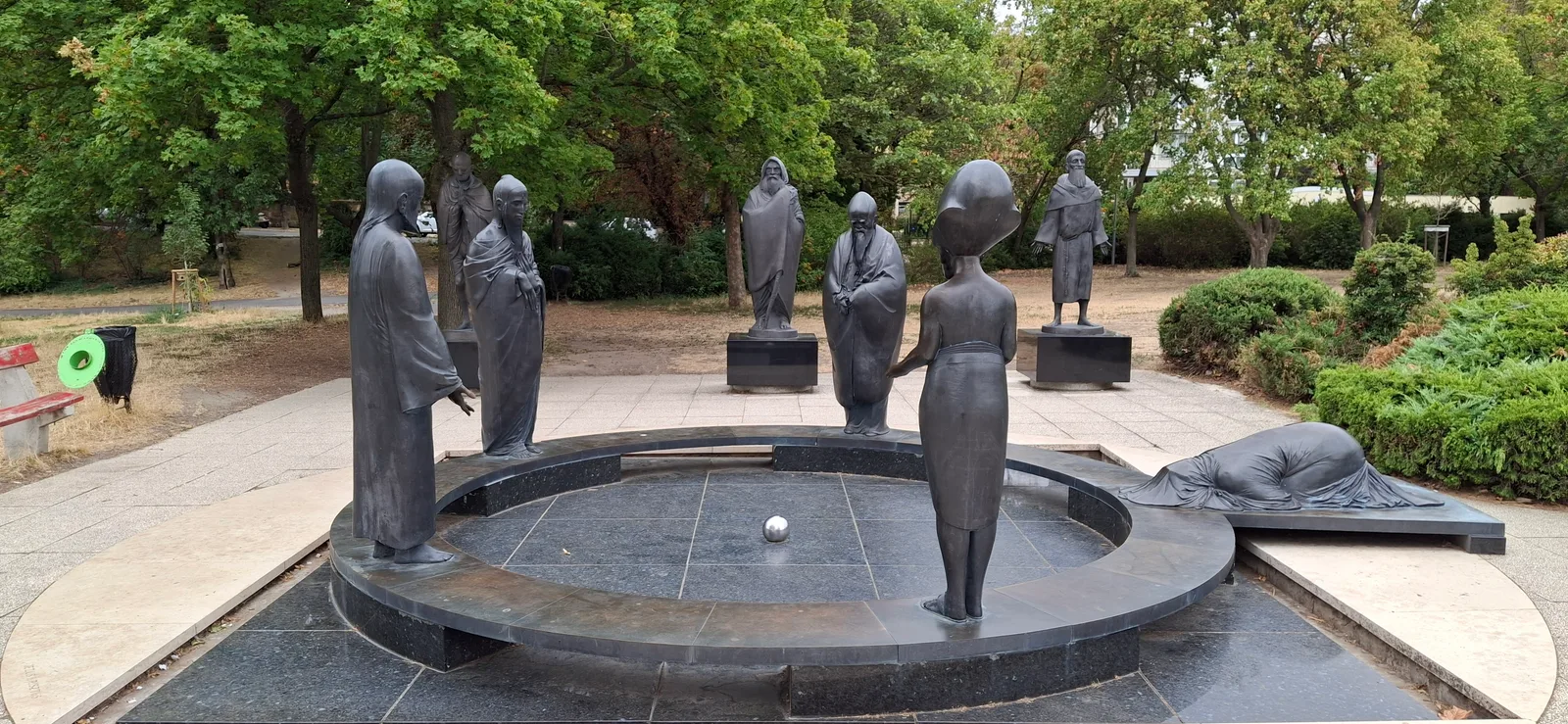 Main view at Garden of Philosophers Budapest — travel photo