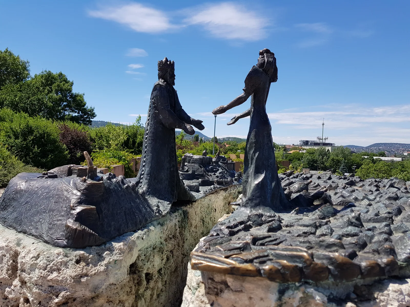 Atmosphere at Garden of Philosophers Budapest — travel photo