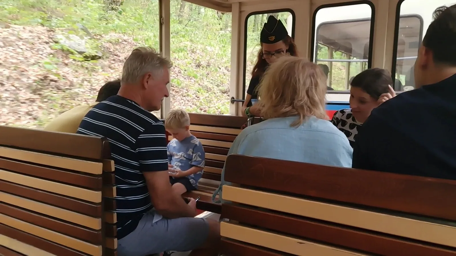 Main view at Hűvösvölgy, Children's Railway Budapest — travel photo