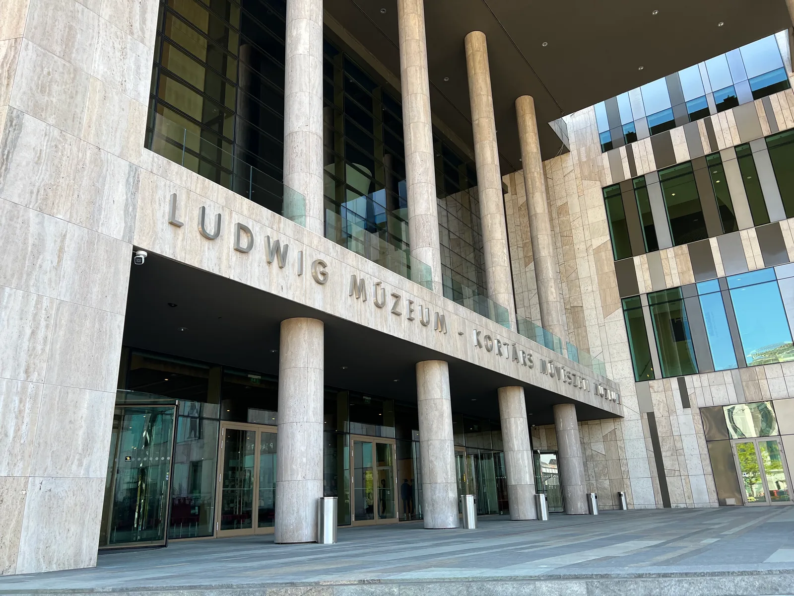 Interior at Ludwig Museum Budapest — travel photo