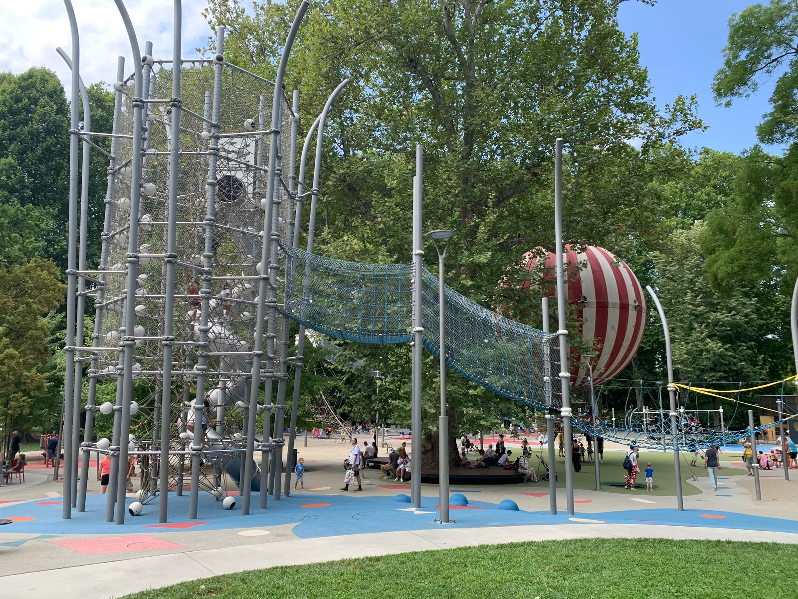 Details at Main Playground in Városliget Budapest — travel photo