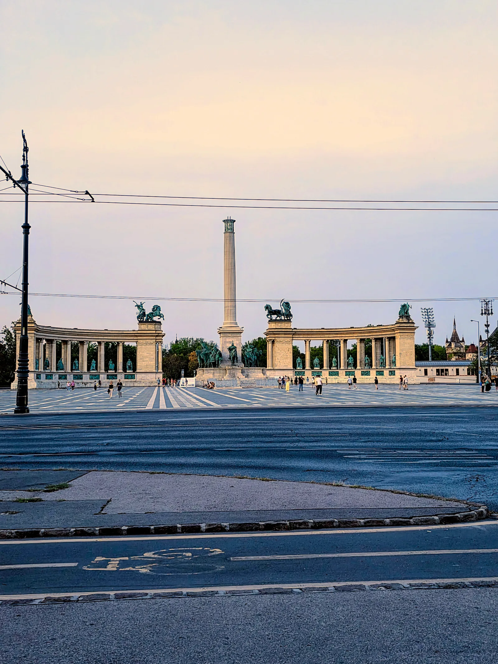 Main view at Millennium Monument Budapest — travel photo