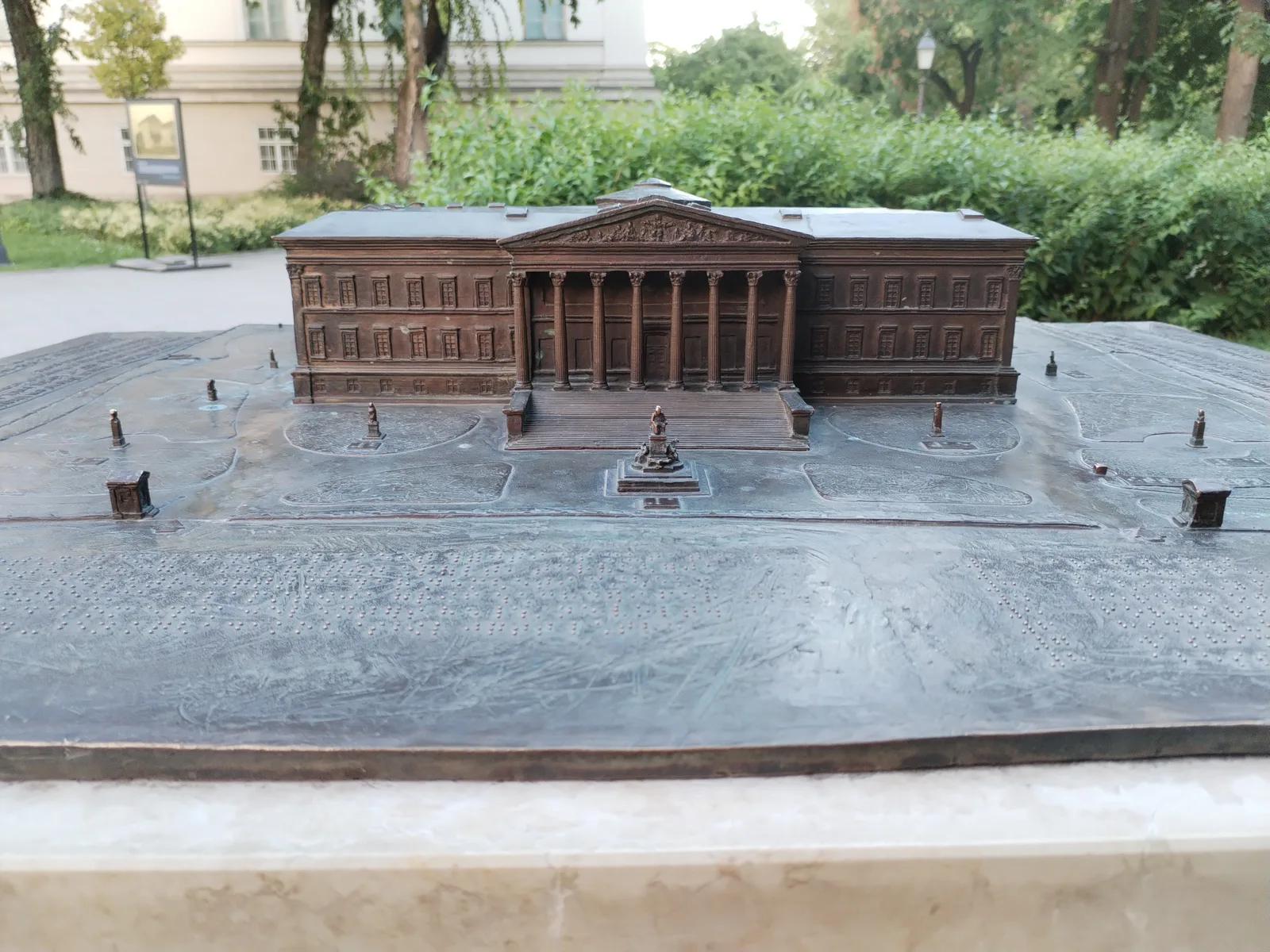 Main view at Museum Garden Budapest — travel photo