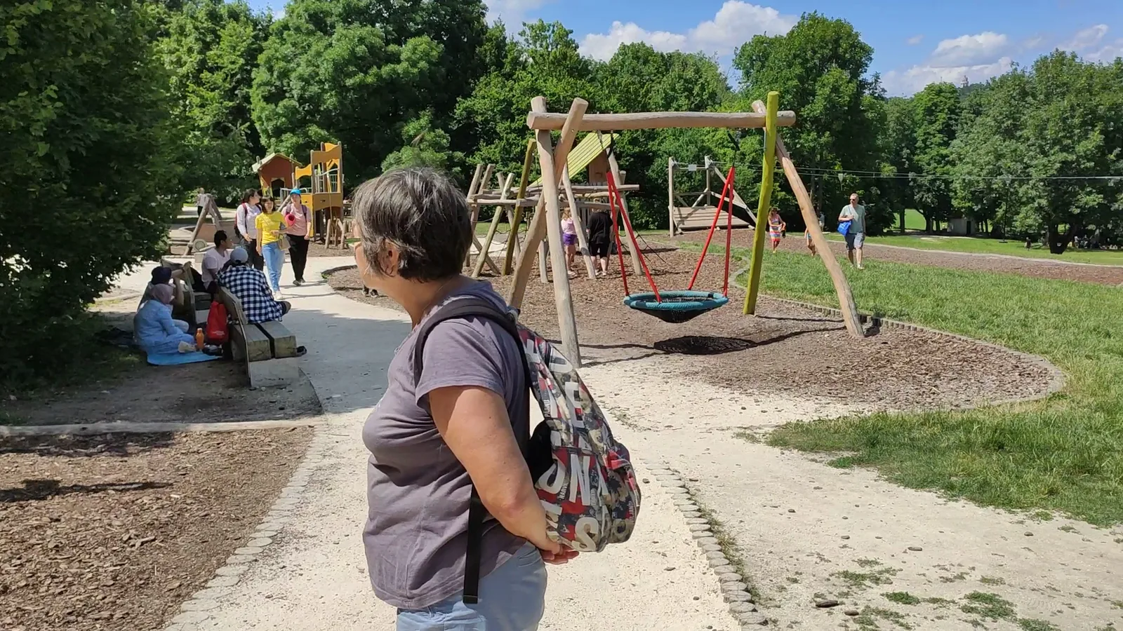 Interior at Normafa playground Budapest — travel photo