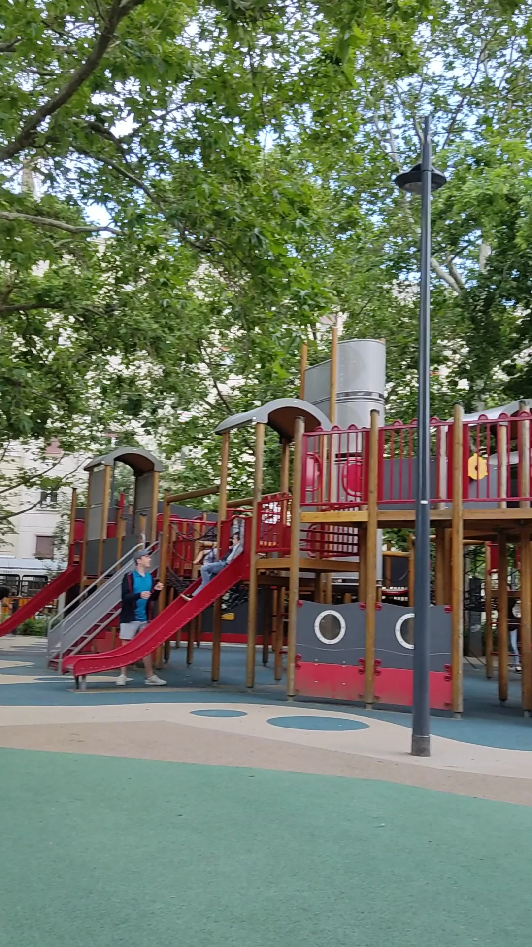 Interior at Olympics playground Budapest — travel photo