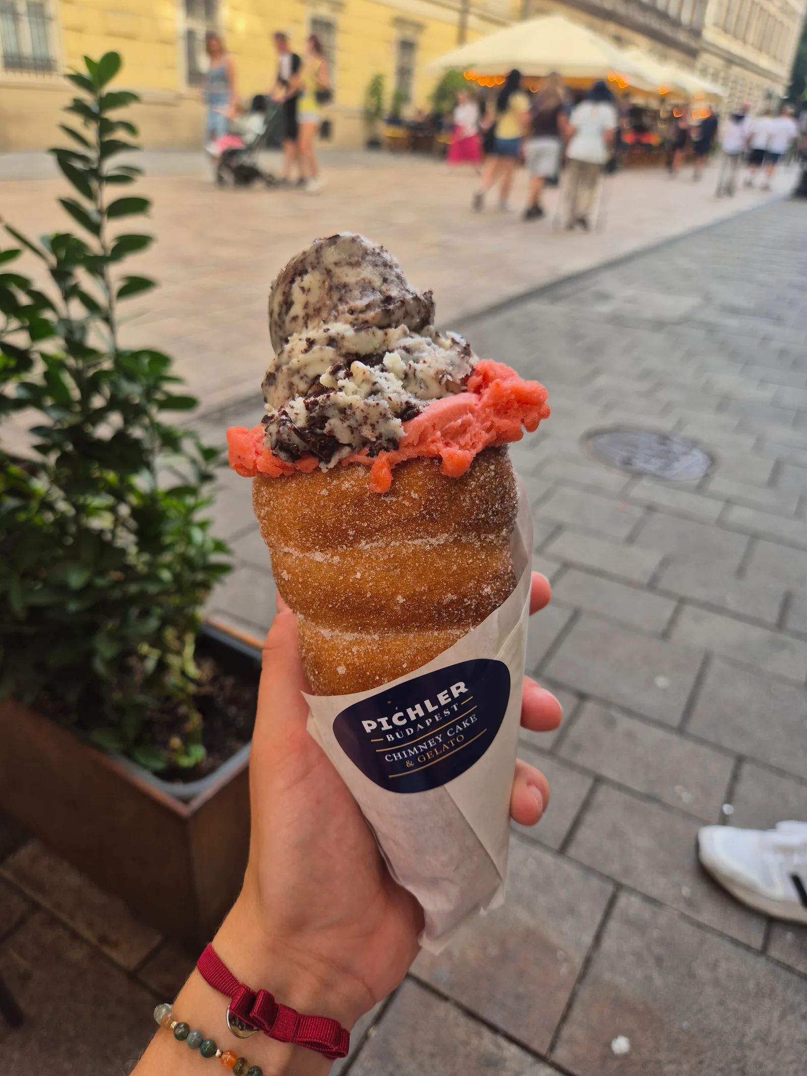 Interior at Pichler Chimney Cake & Gelato Budapest — travel photo