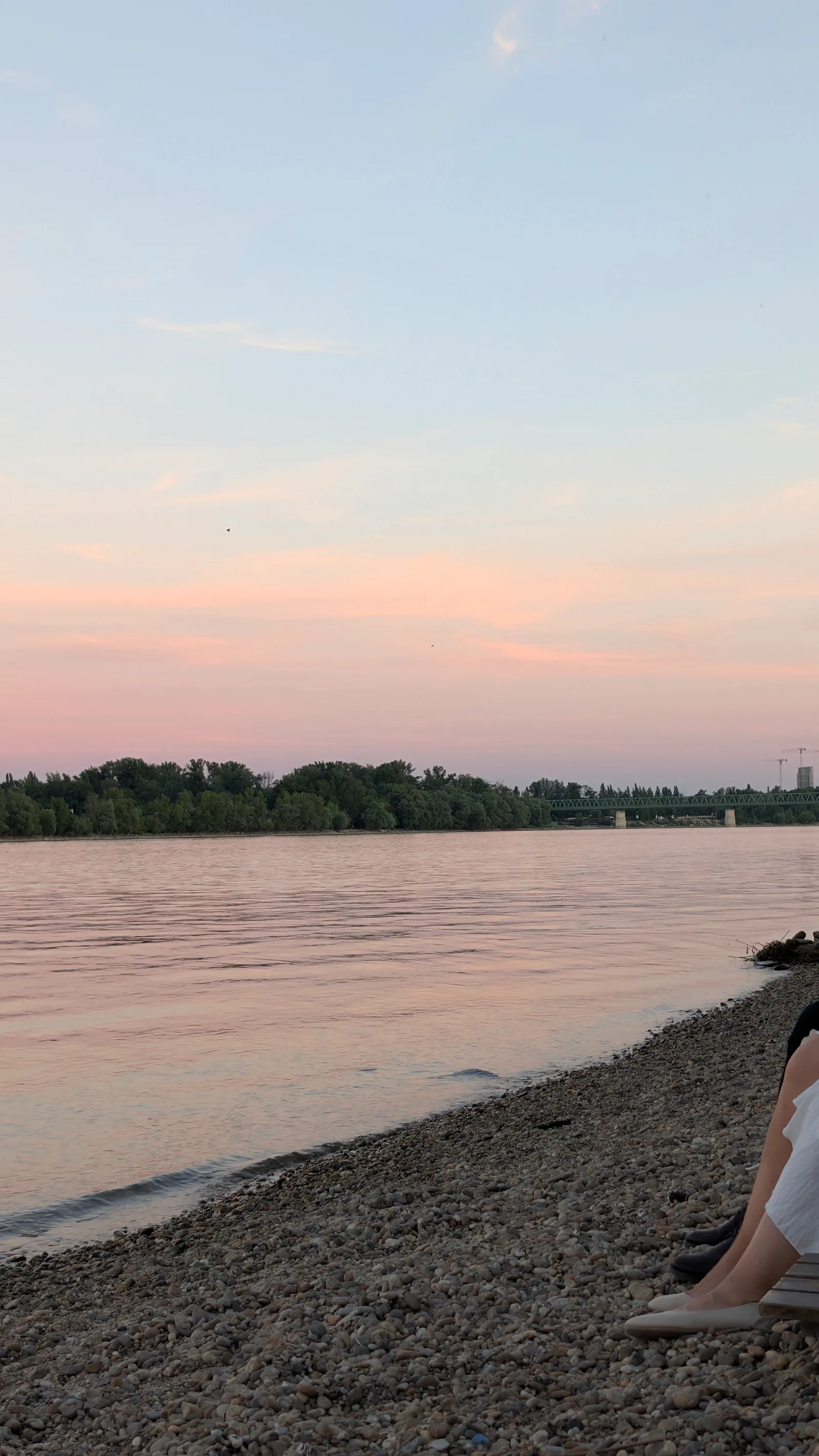 Atmosphere at Római-part Budapest — travel photo