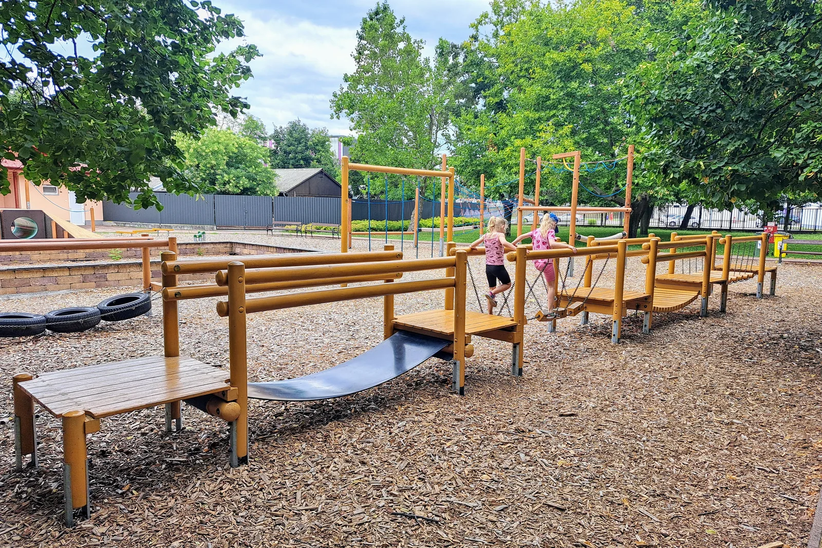 Atmosphere at Tarzan Park Budapest — travel photo