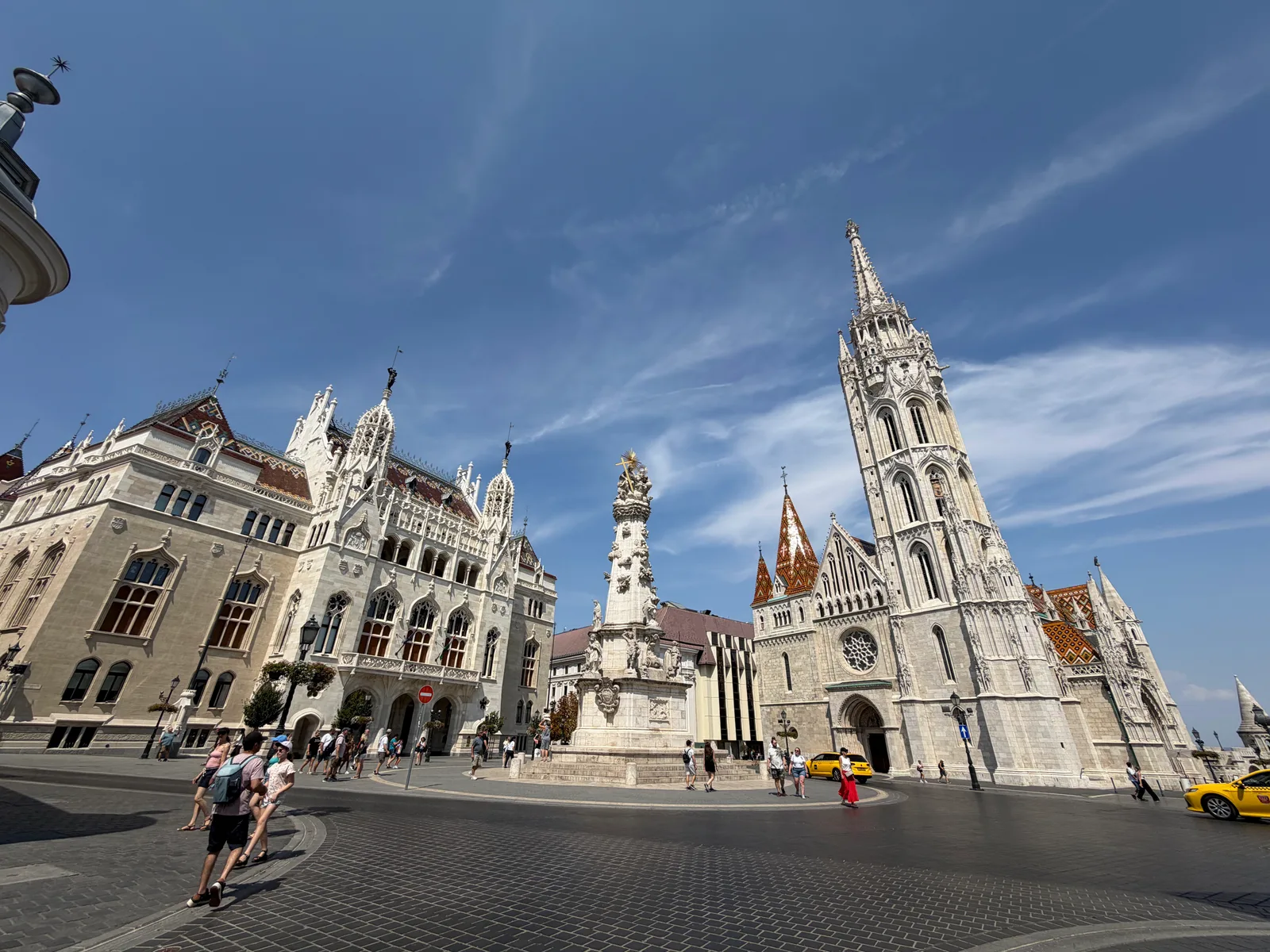 Atmosphere at The Church of Our Lady of Buda Castle Budapest — travel photo