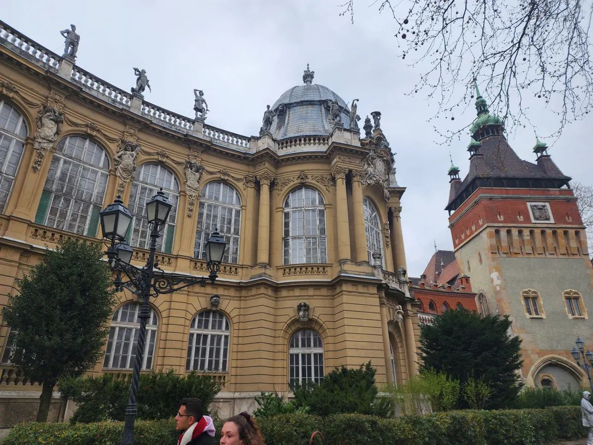 Details at Vajdahunyad Castle Budapest — travel photo