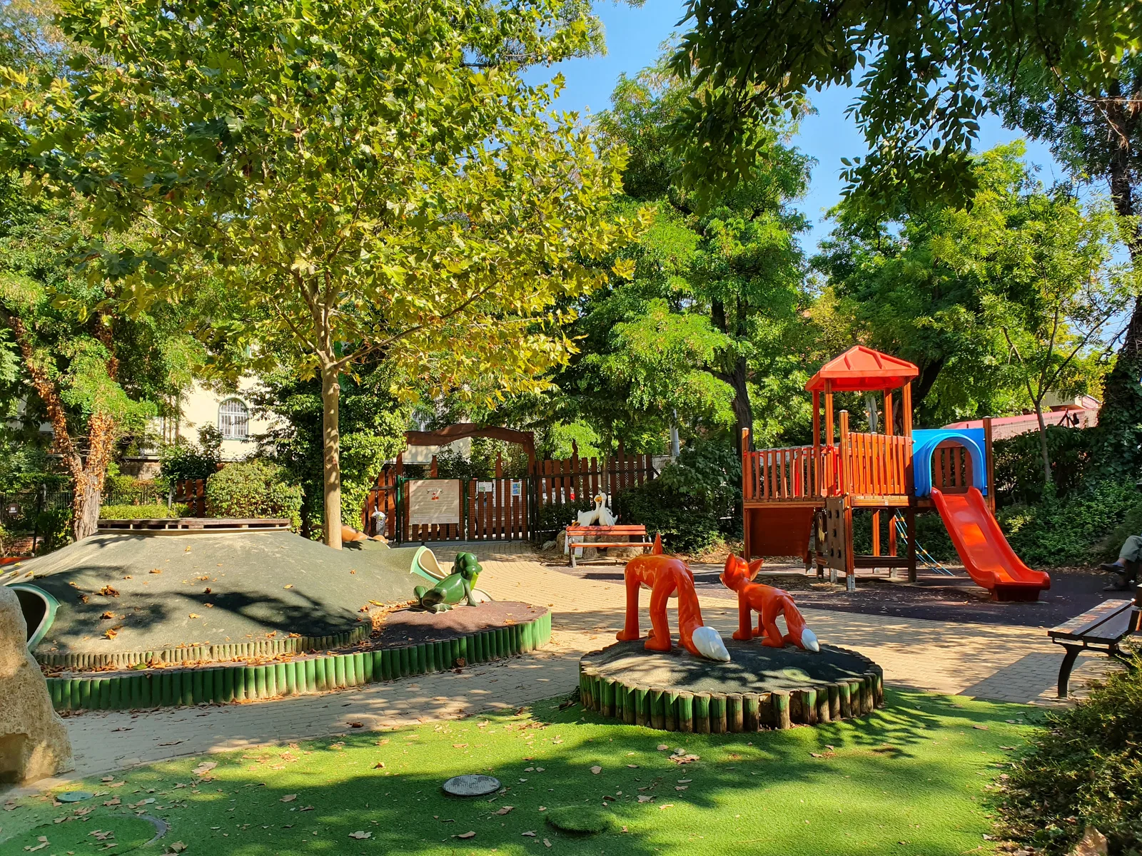 Details at Vuk playground Budapest — travel photo