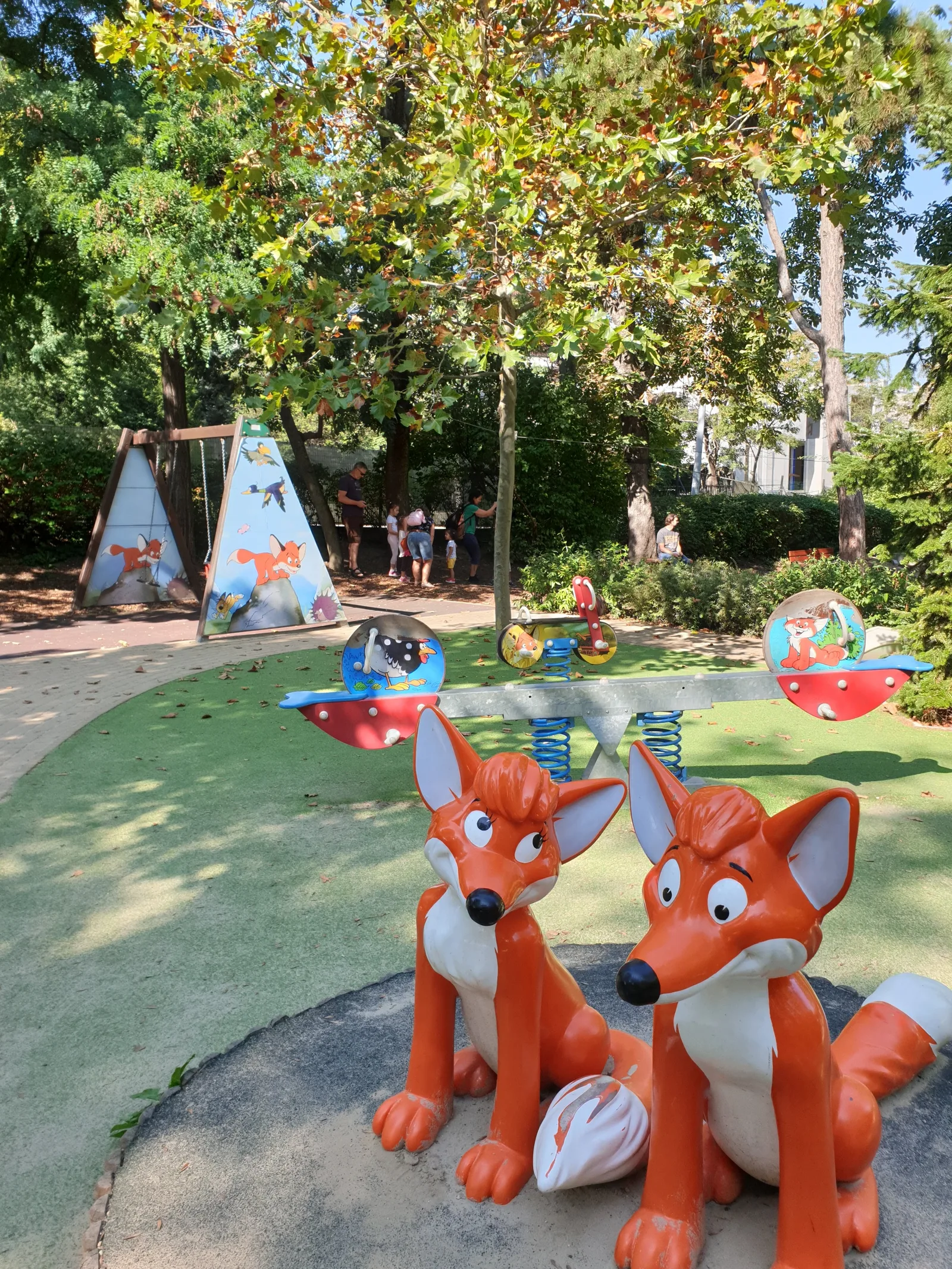 Atmosphere at Vuk playground Budapest — travel photo