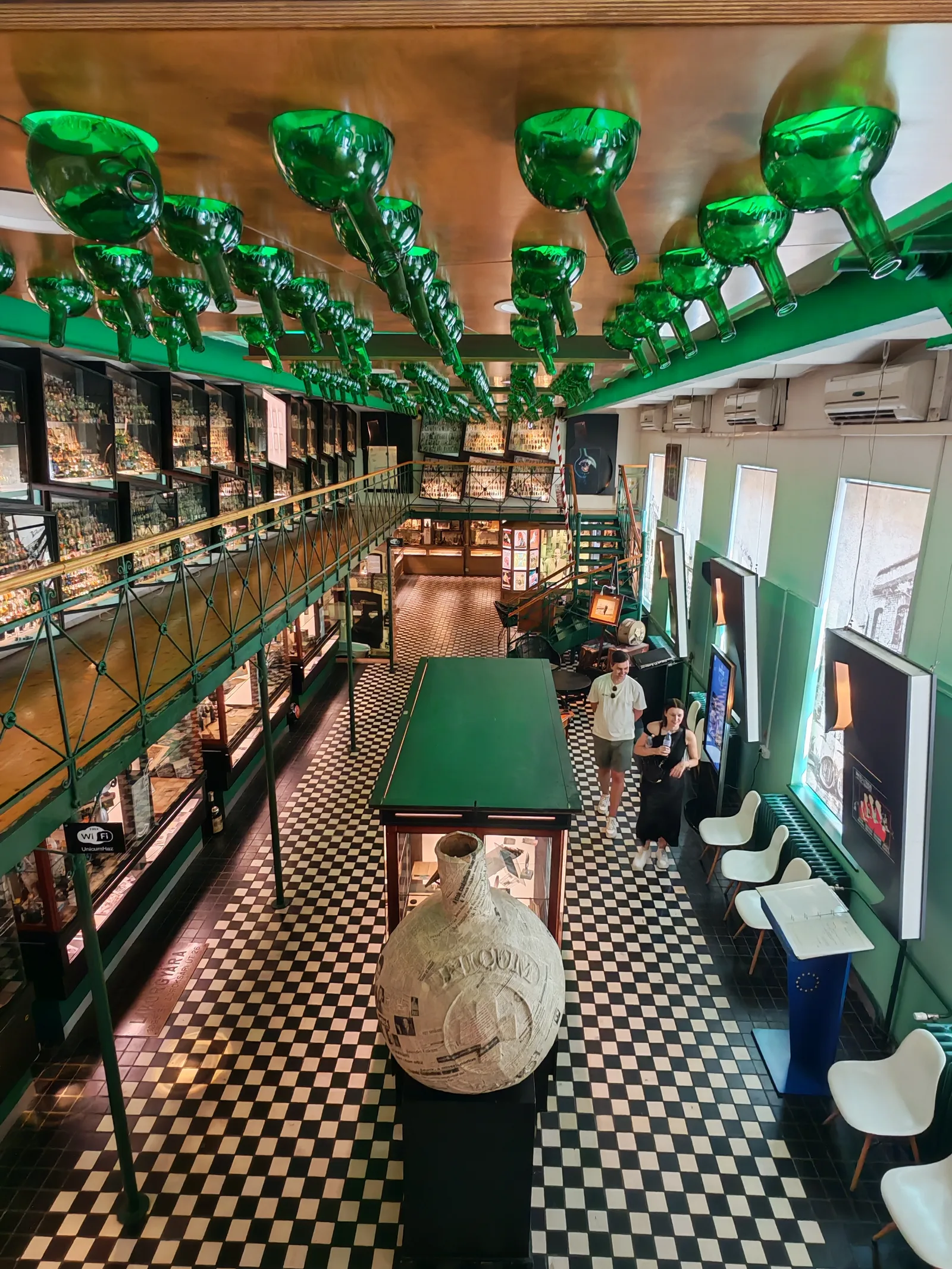 Main view at Zwack Unicum Museum Budapest — travel photo