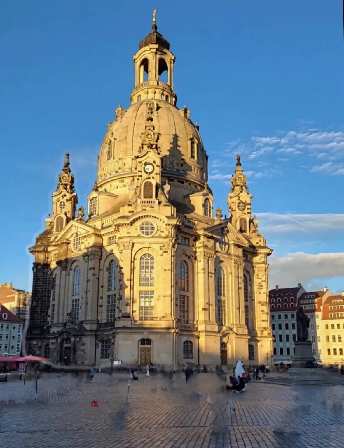 Main view at Dome ascent Frauenkirche Dresden Dresden — travel photo