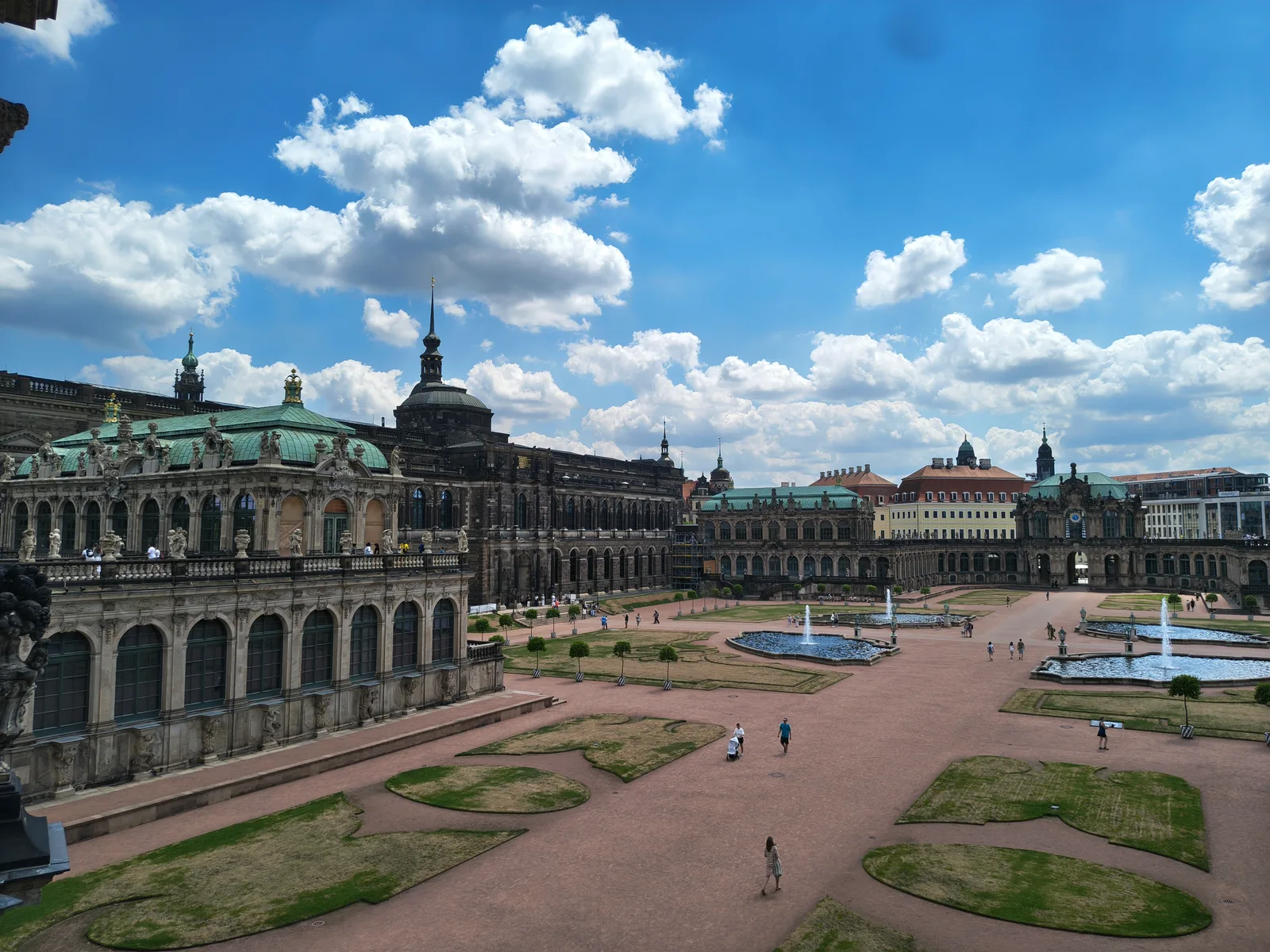 Main view at Duchess's Garden (1591) Dresden — travel photo