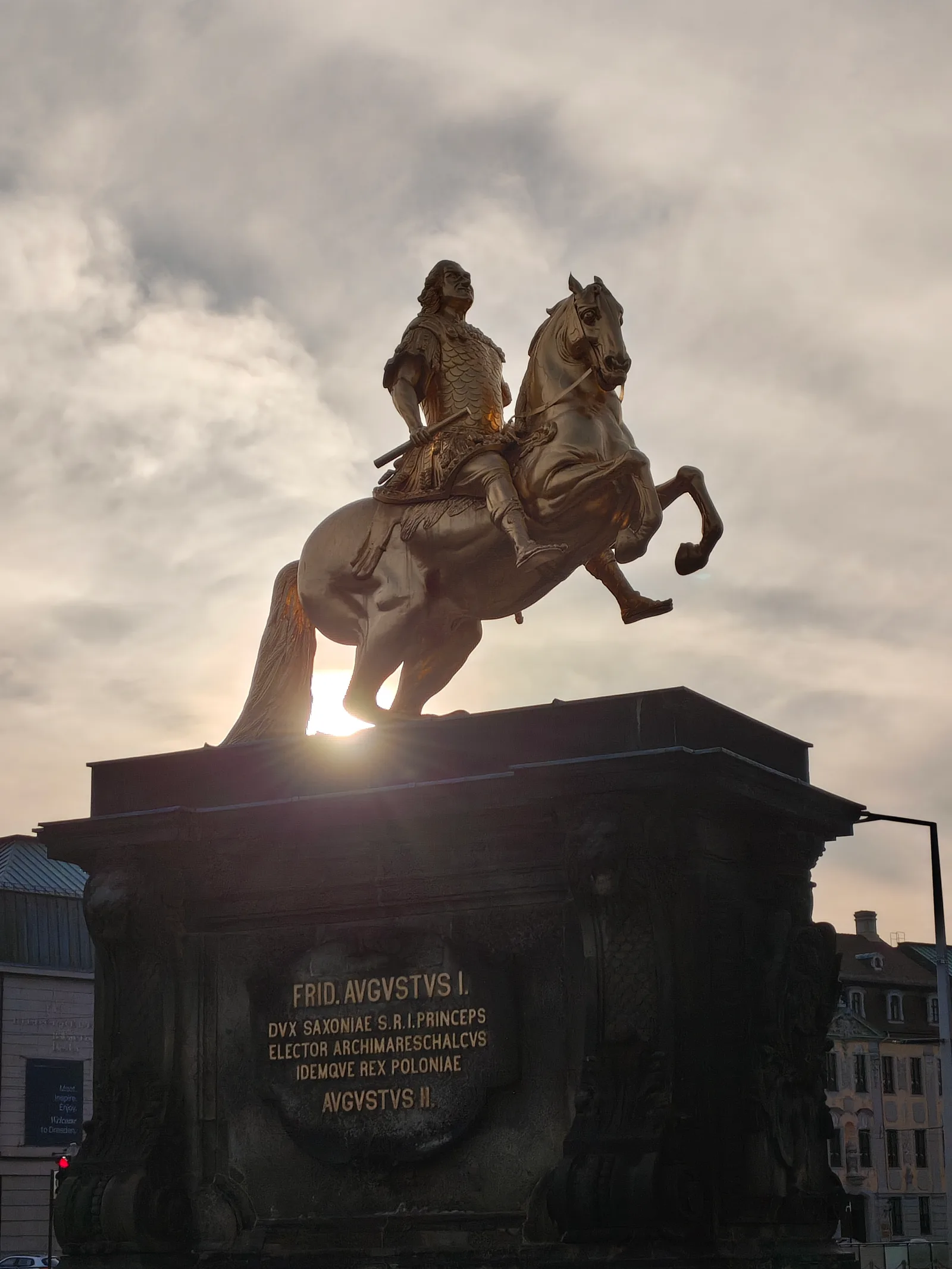 Main view at Golden Rider Dresden — travel photo