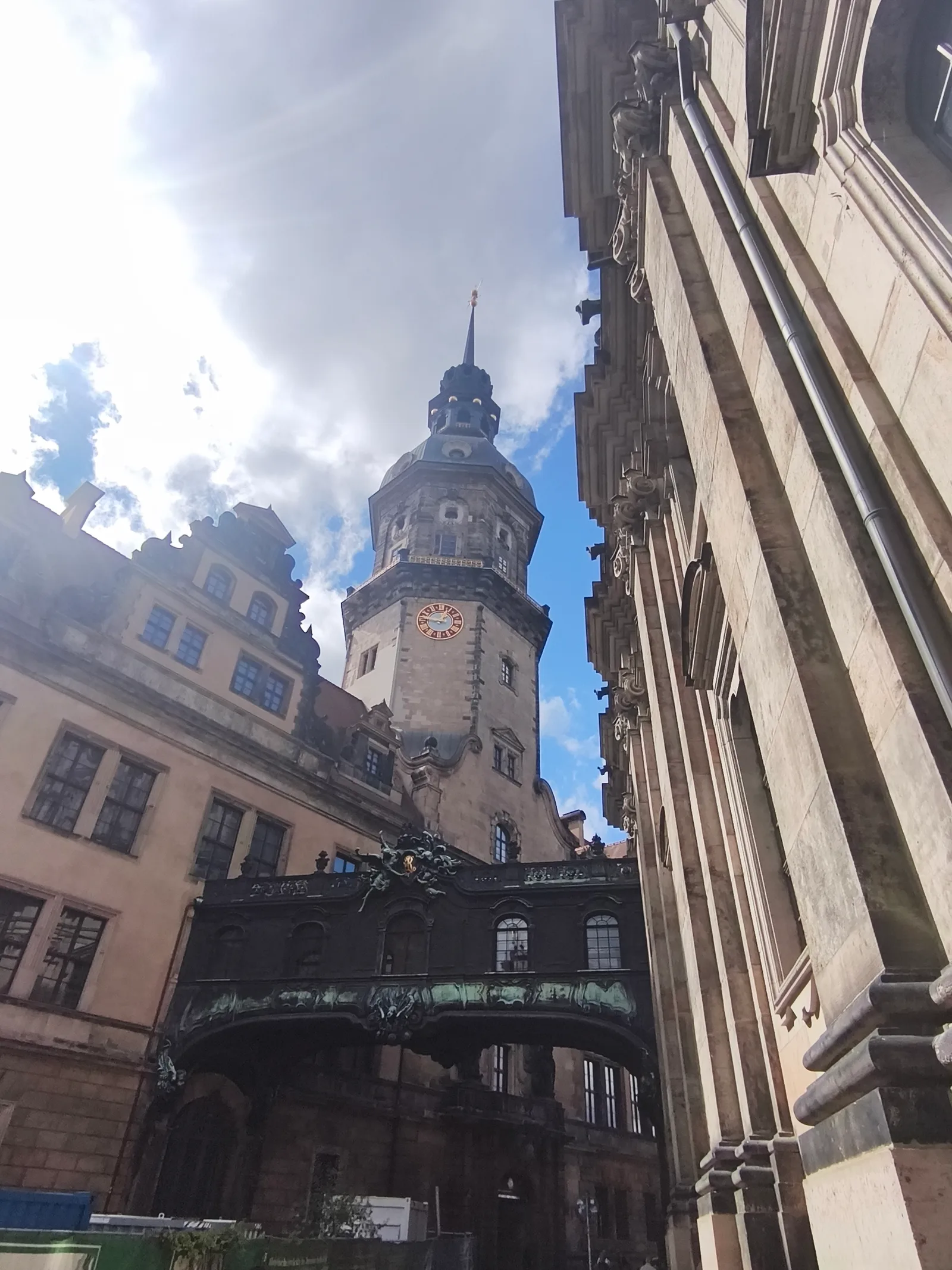 Main view at Hausmannsturm Dresden — travel photo