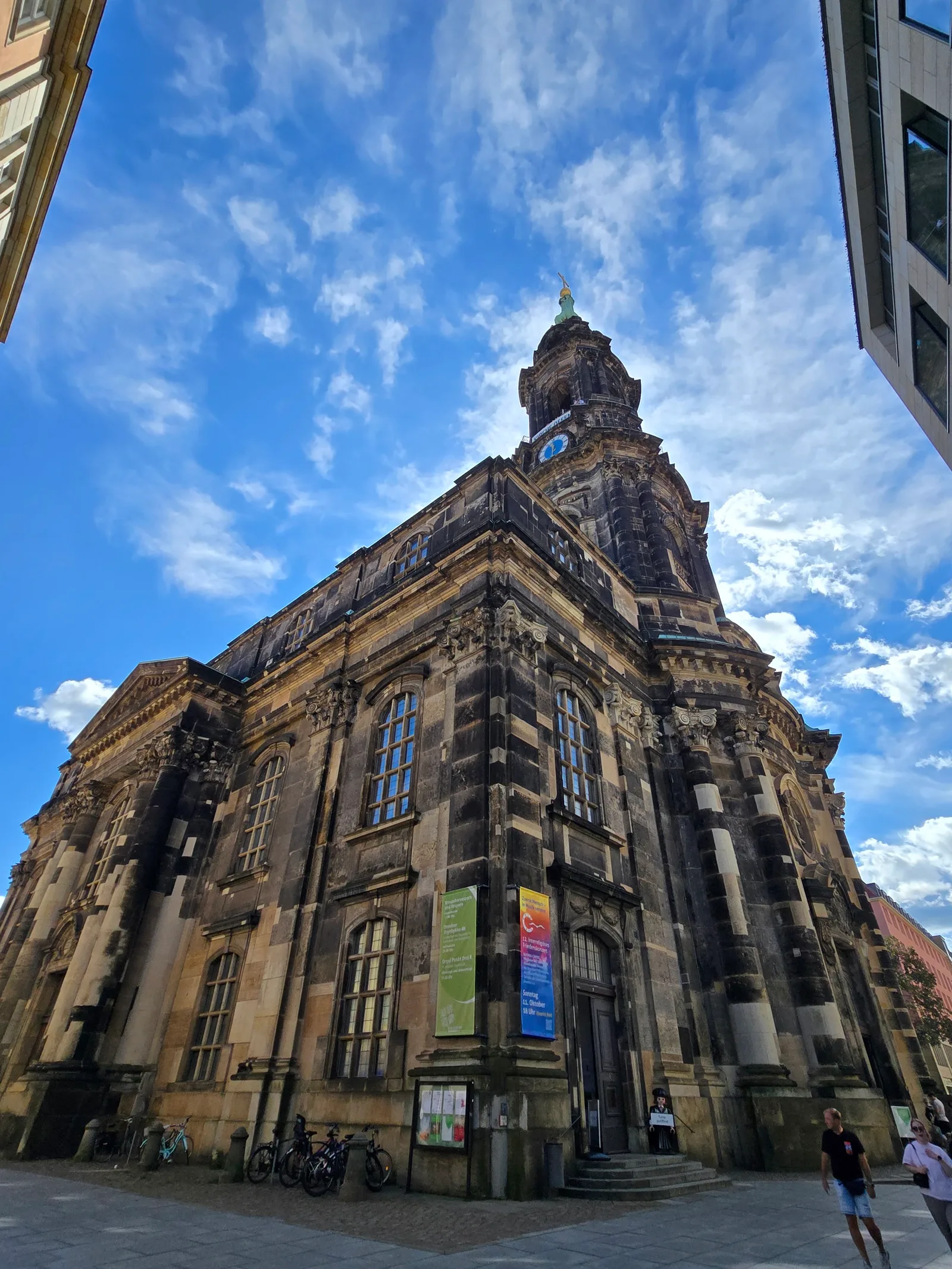 Main view at Holy Cross Church Dresden — travel photo