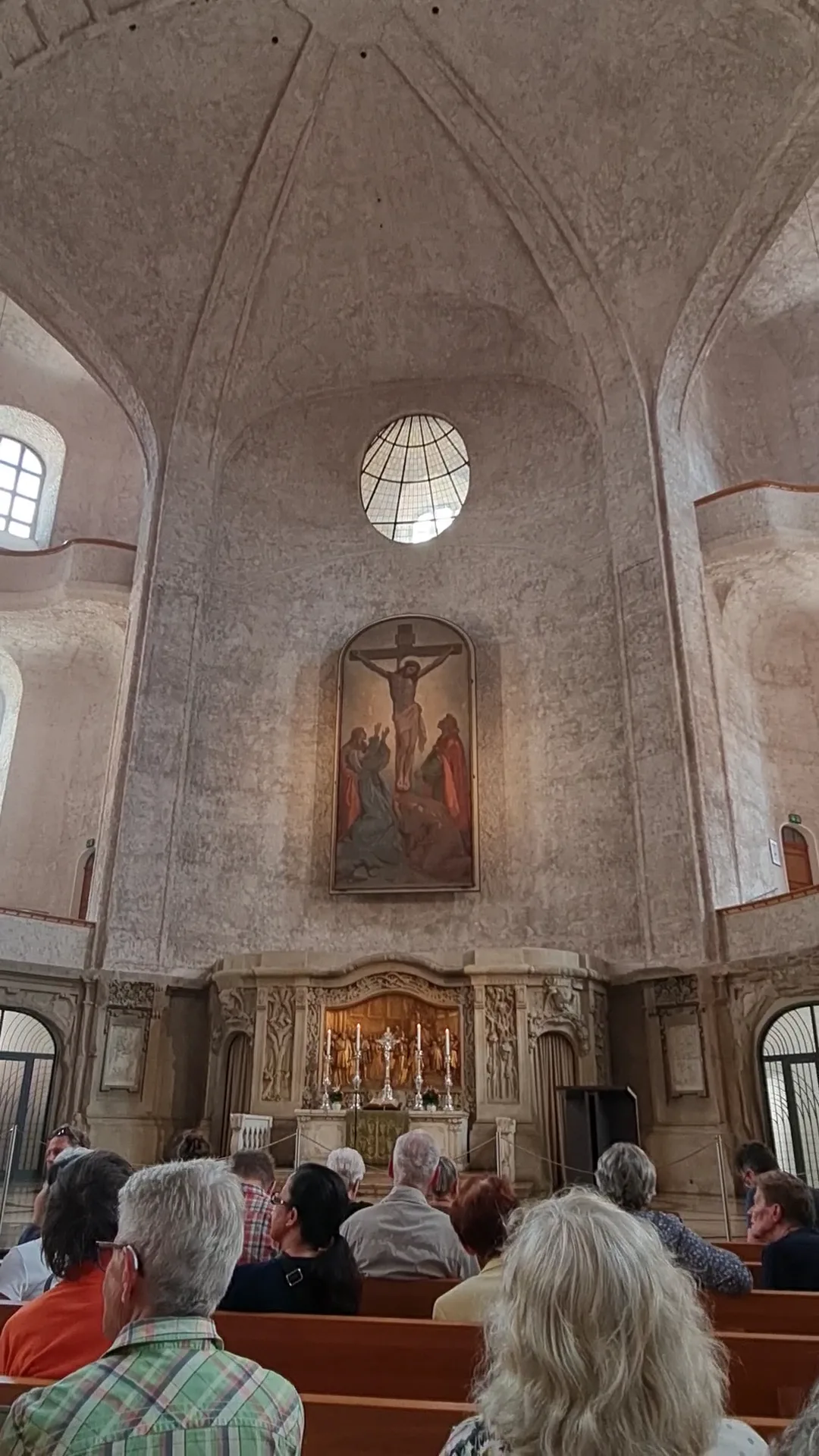 Interior at Holy Cross Church Dresden — travel photo