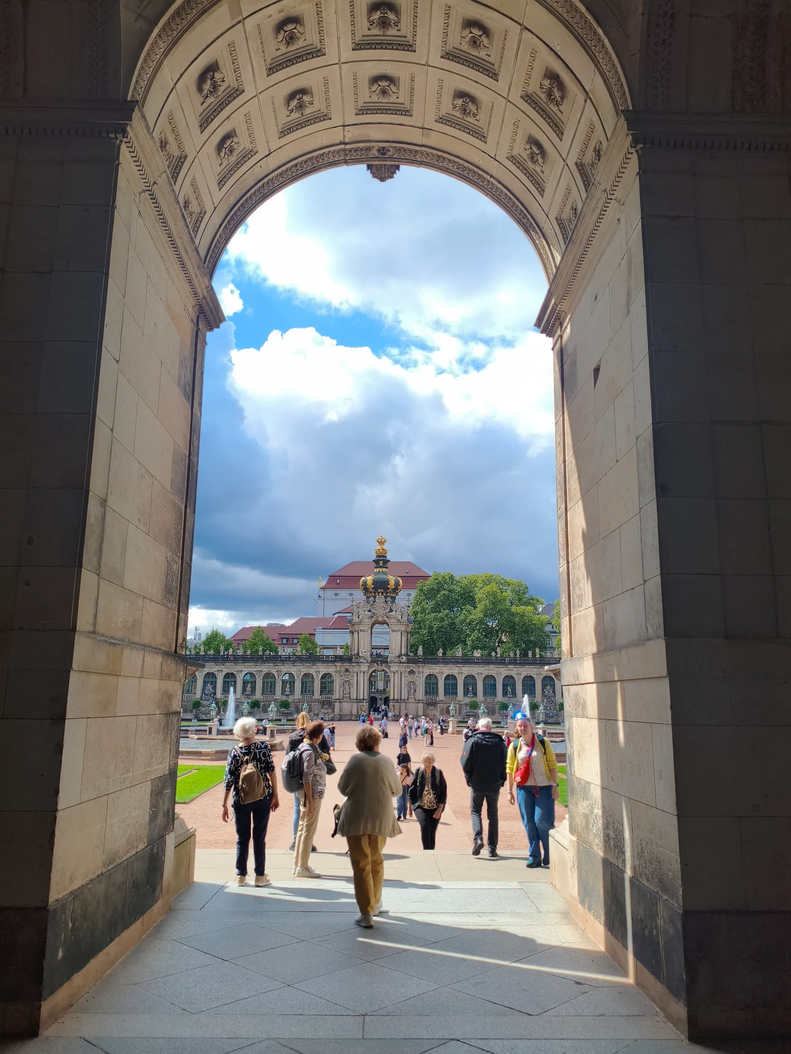 Main view at Kronentor Dresden — travel photo